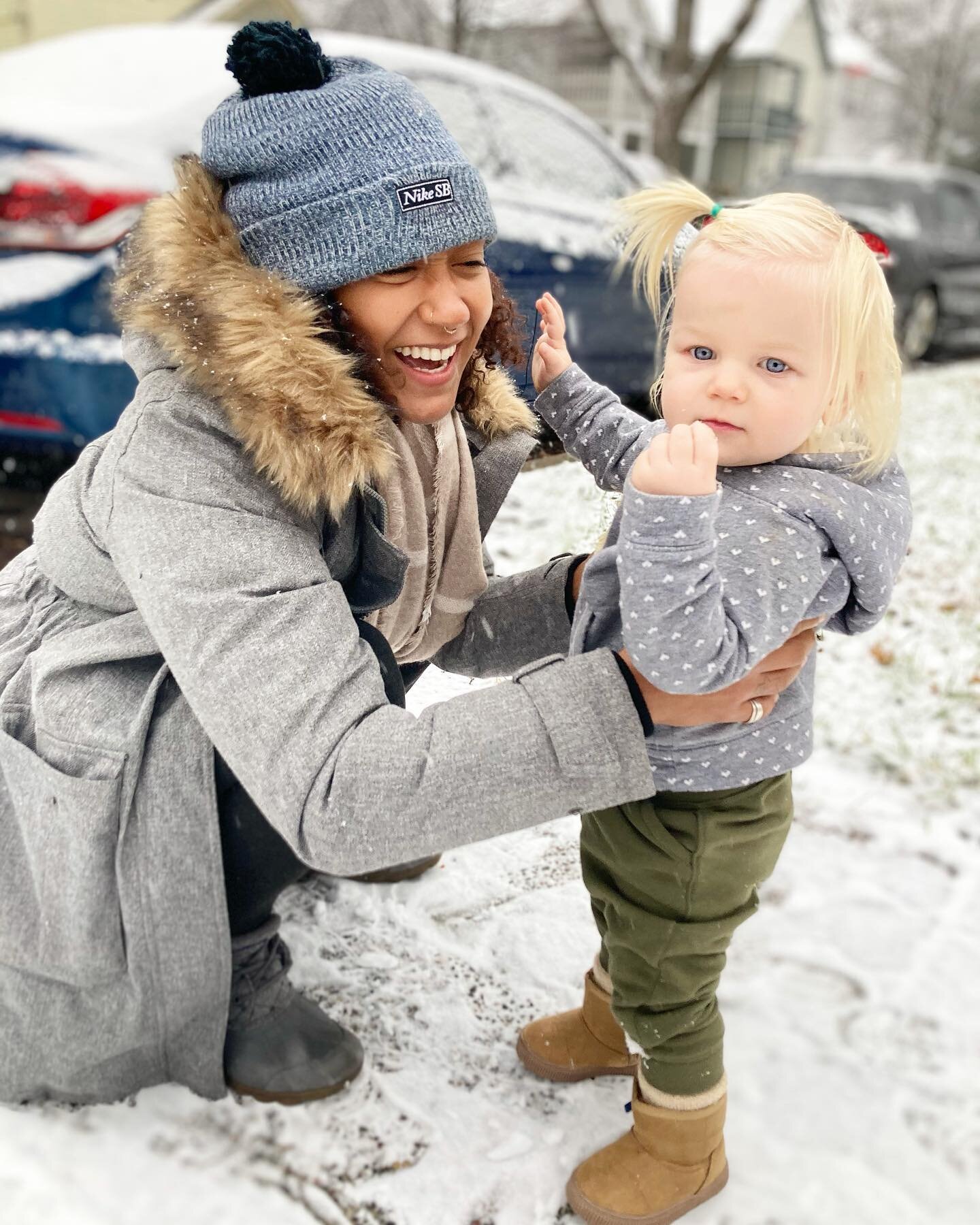 My little niece the snow baby ❄️