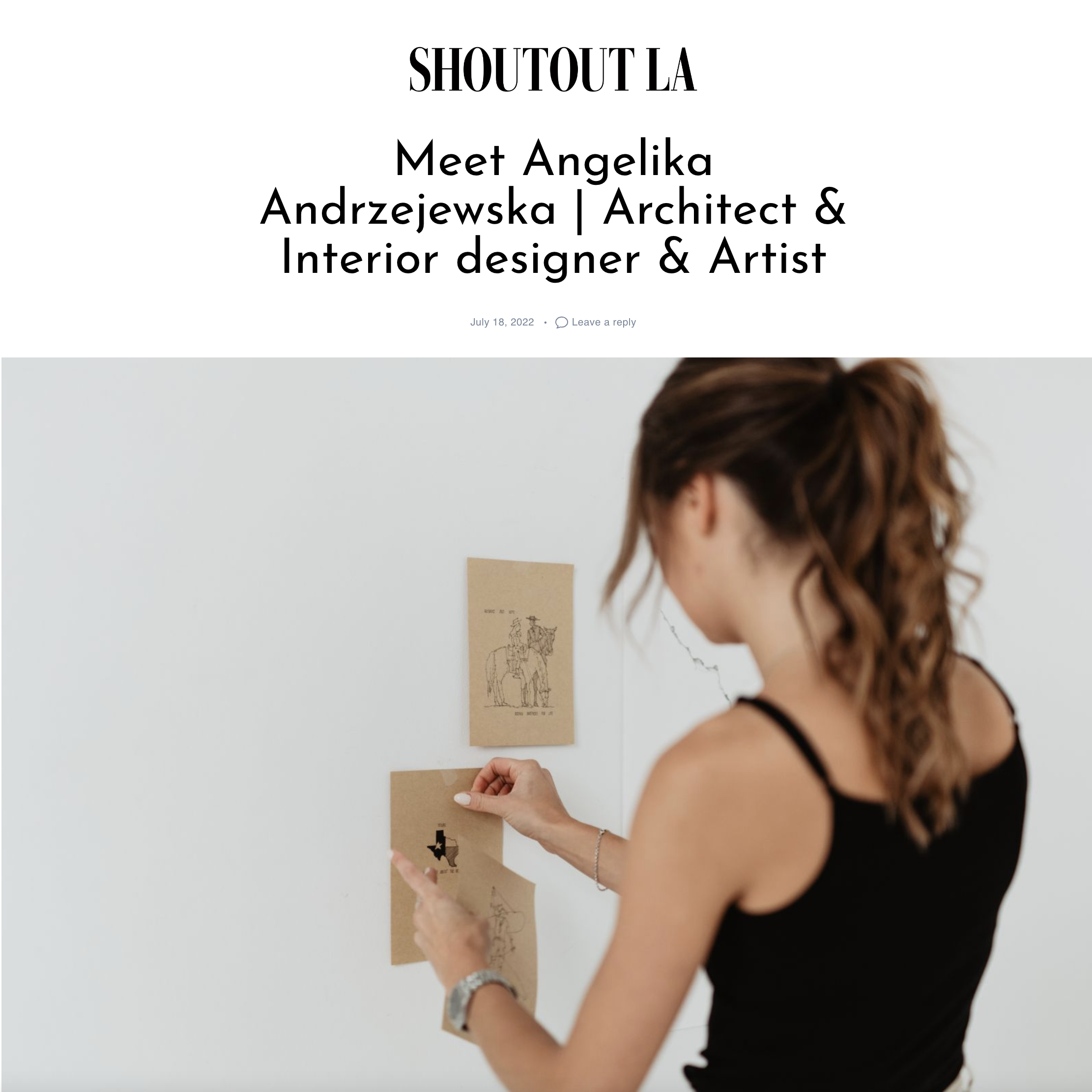 Staff Highlight: SHOUTOUT LA, Meet Angelika Andrzejewska