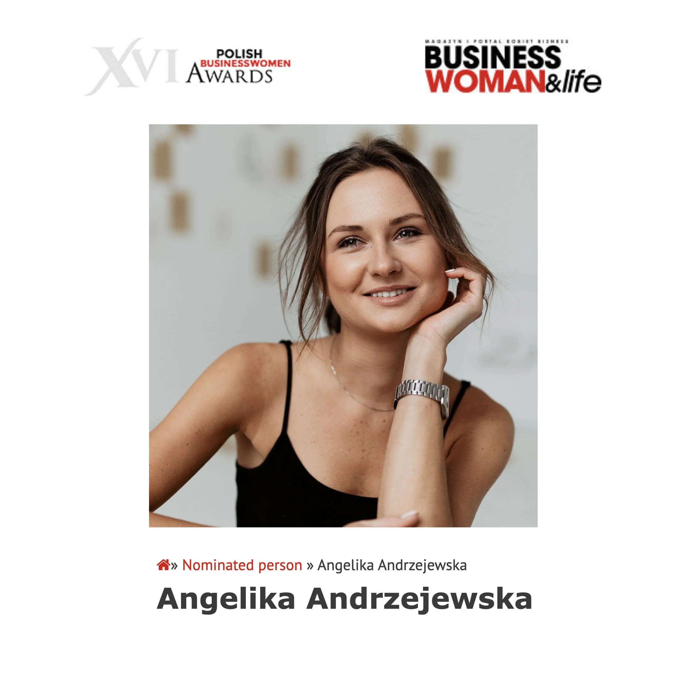 Staff Highlight: Angelika Andrzejewska Nominated for XVII Polish Businesswoman Award