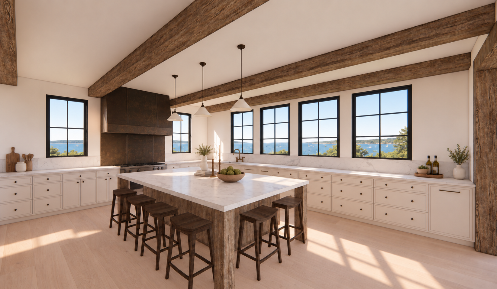 Ceiling-High Charcoal Range Hood Kitchen.png