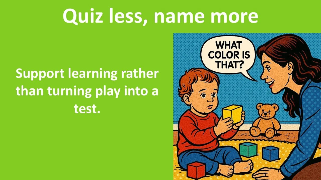 Quiz less, name more