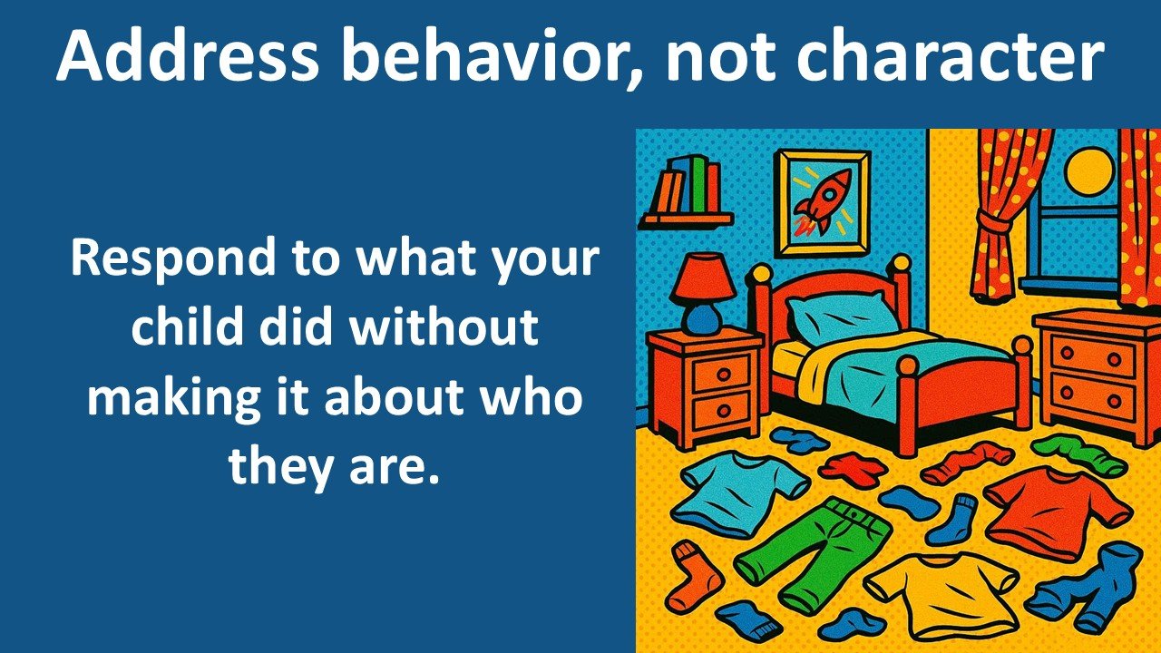 Address behavior, not character