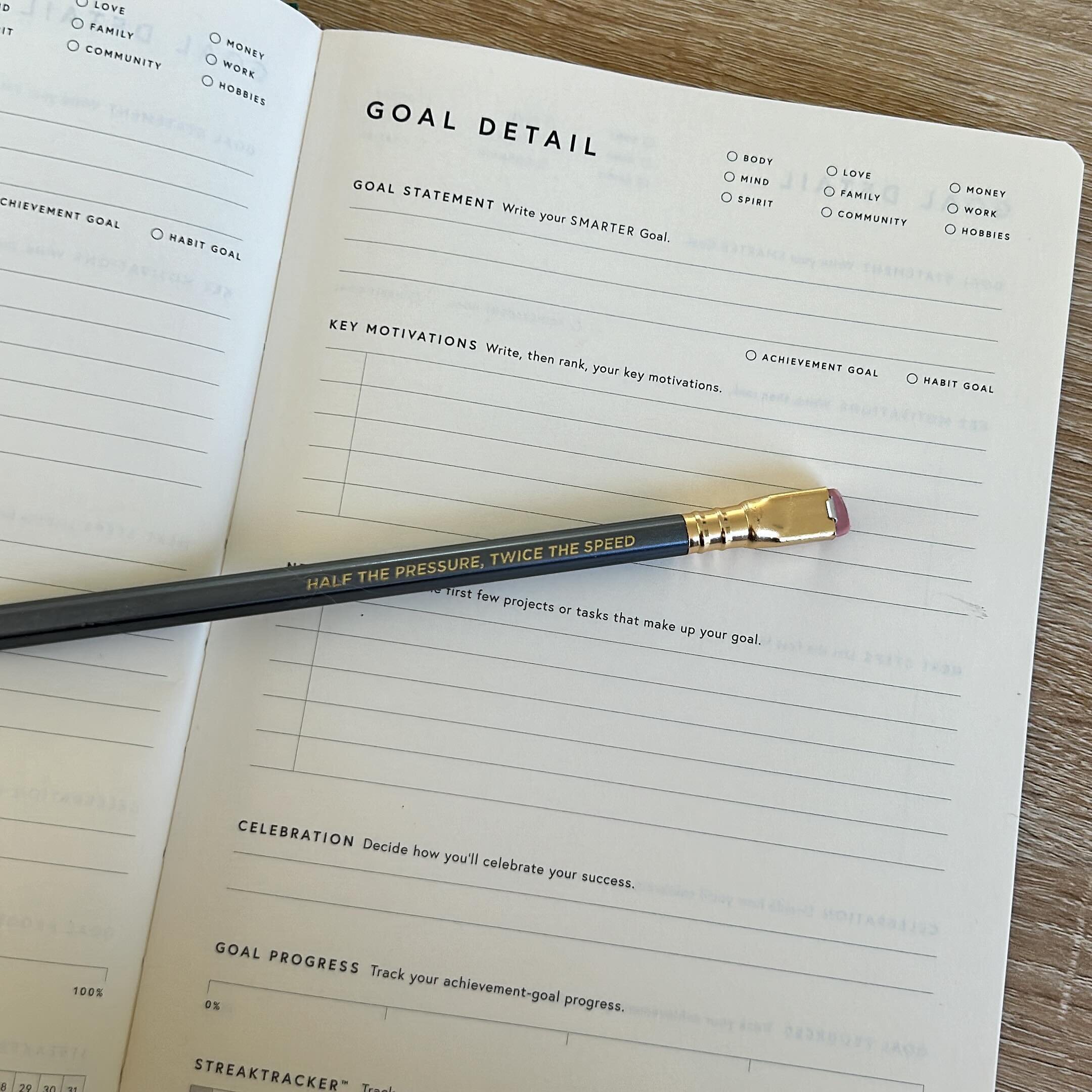 Hello joypreneurs, clients and Full Focus Planner enthusiasts. 

It&rsquo;s time to dive into second quarter! 😳 Time is 🛫

The Goal Detail pages are so important for connecting your why to each goal. The process of doing these pages also helps ensu