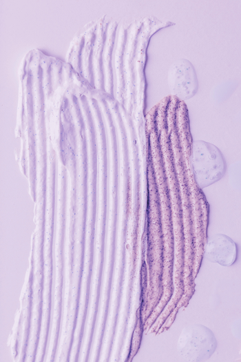 cosmeta purple product smear