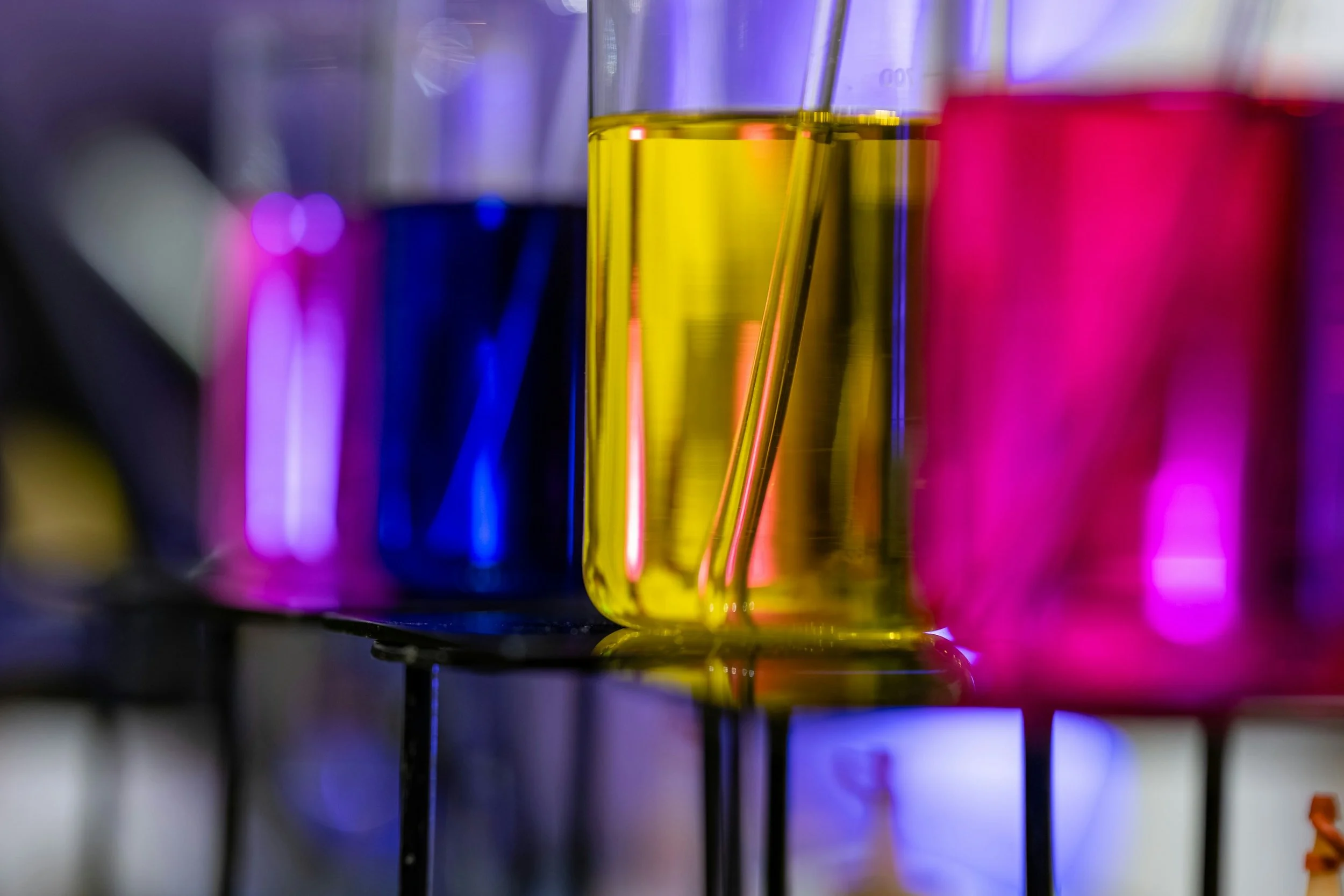 cosmeta colorful chemicals