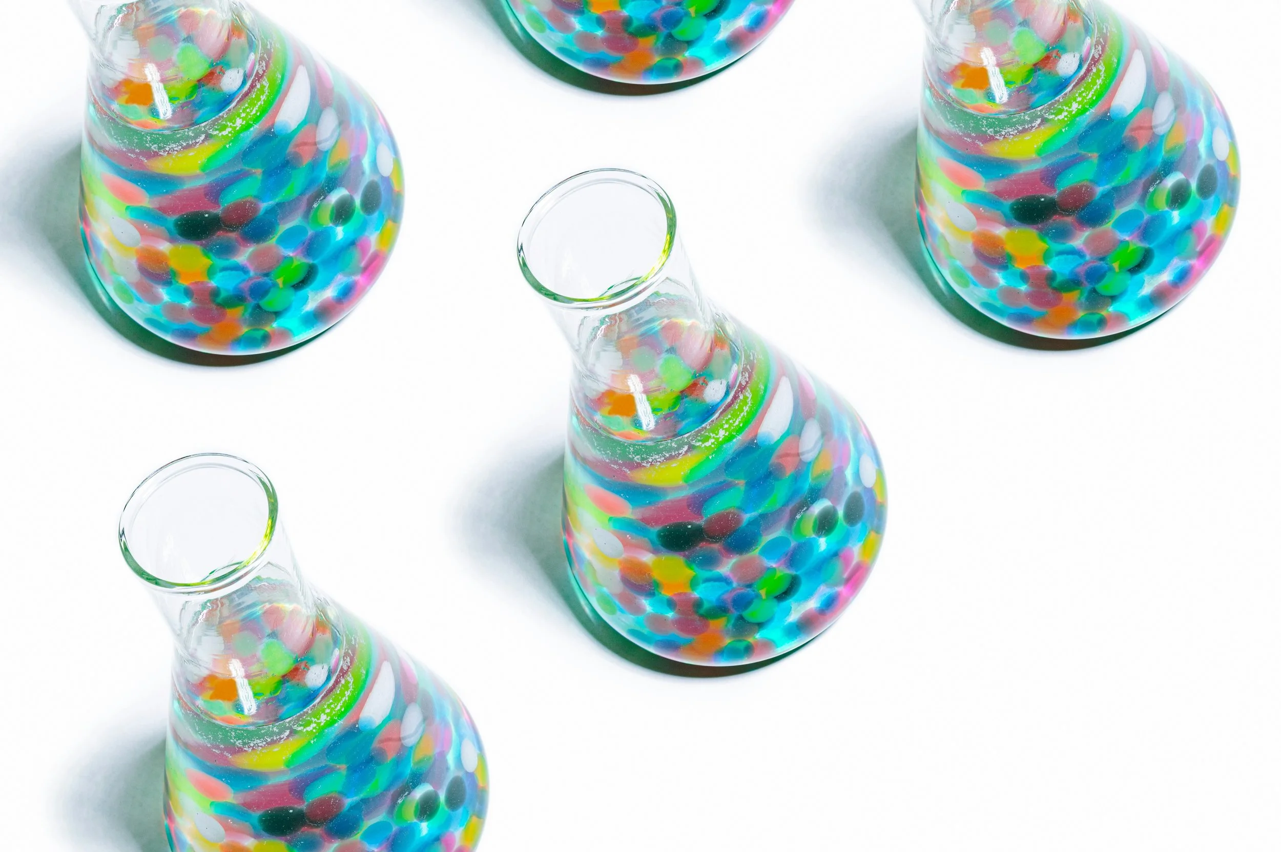 cosmeta confetti beakers