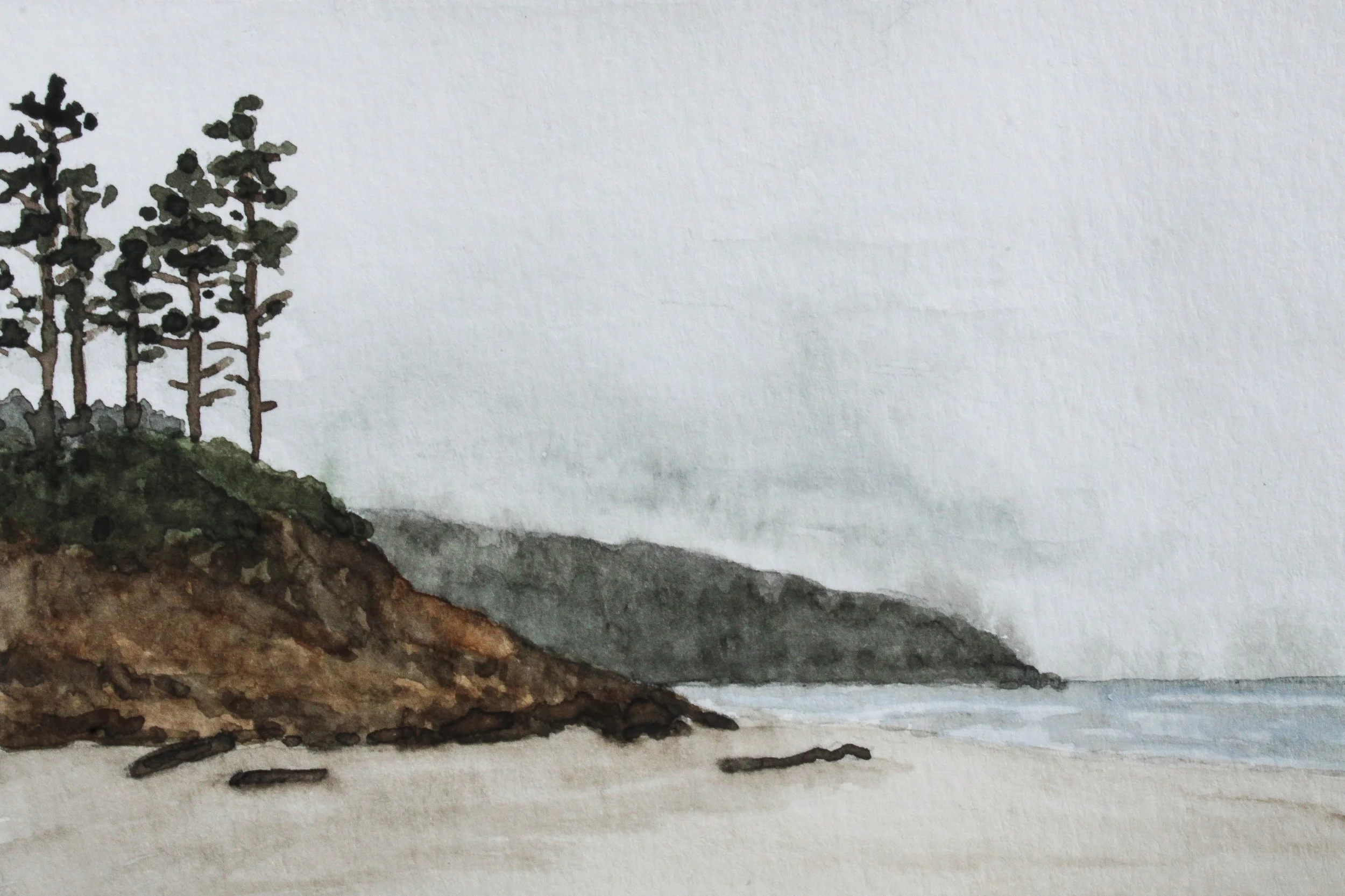 Cape Lookout State Park
/ 4x6" Watercolor
/ Available for Purchase
/ 2026