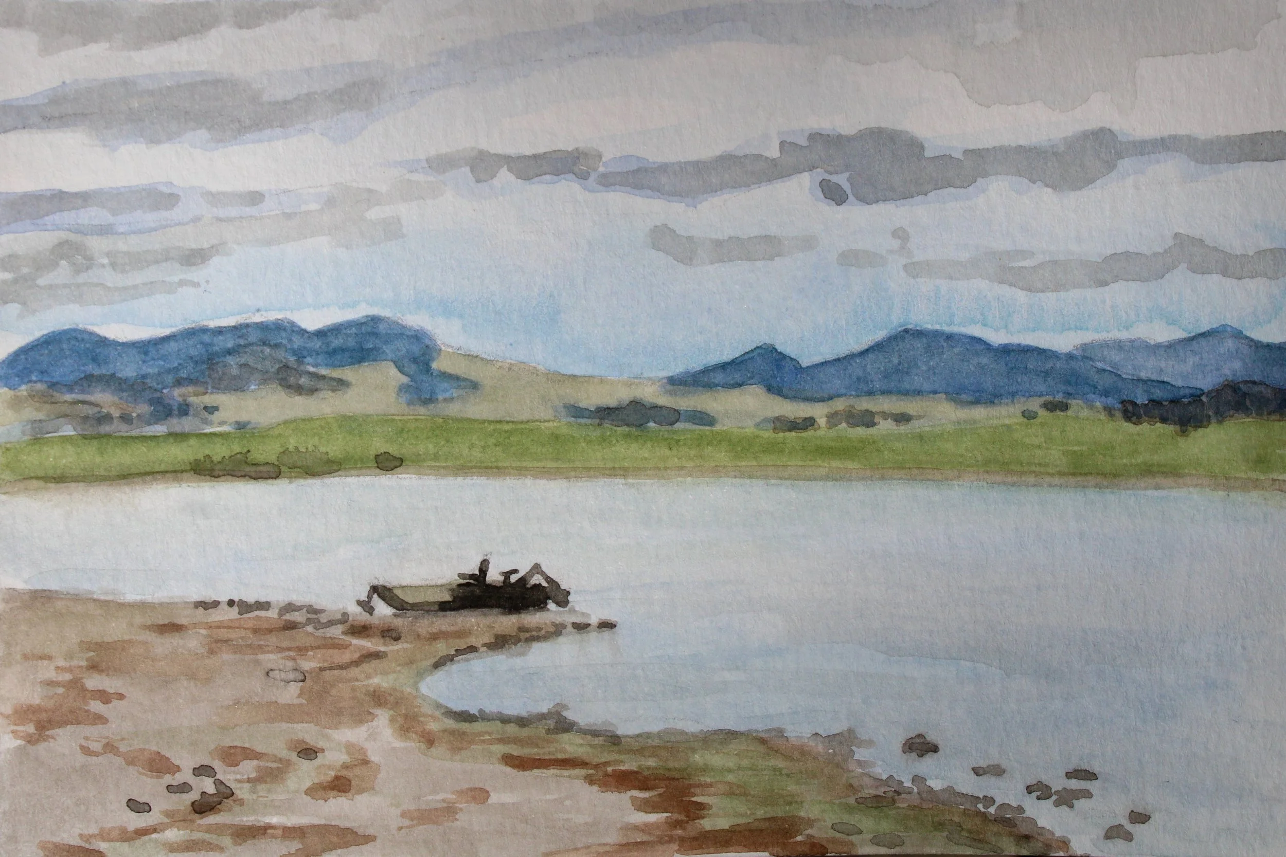 Spinney Mountain SP
/ 4x6" Watercolor 
/ Available for Purchase
/ 2026