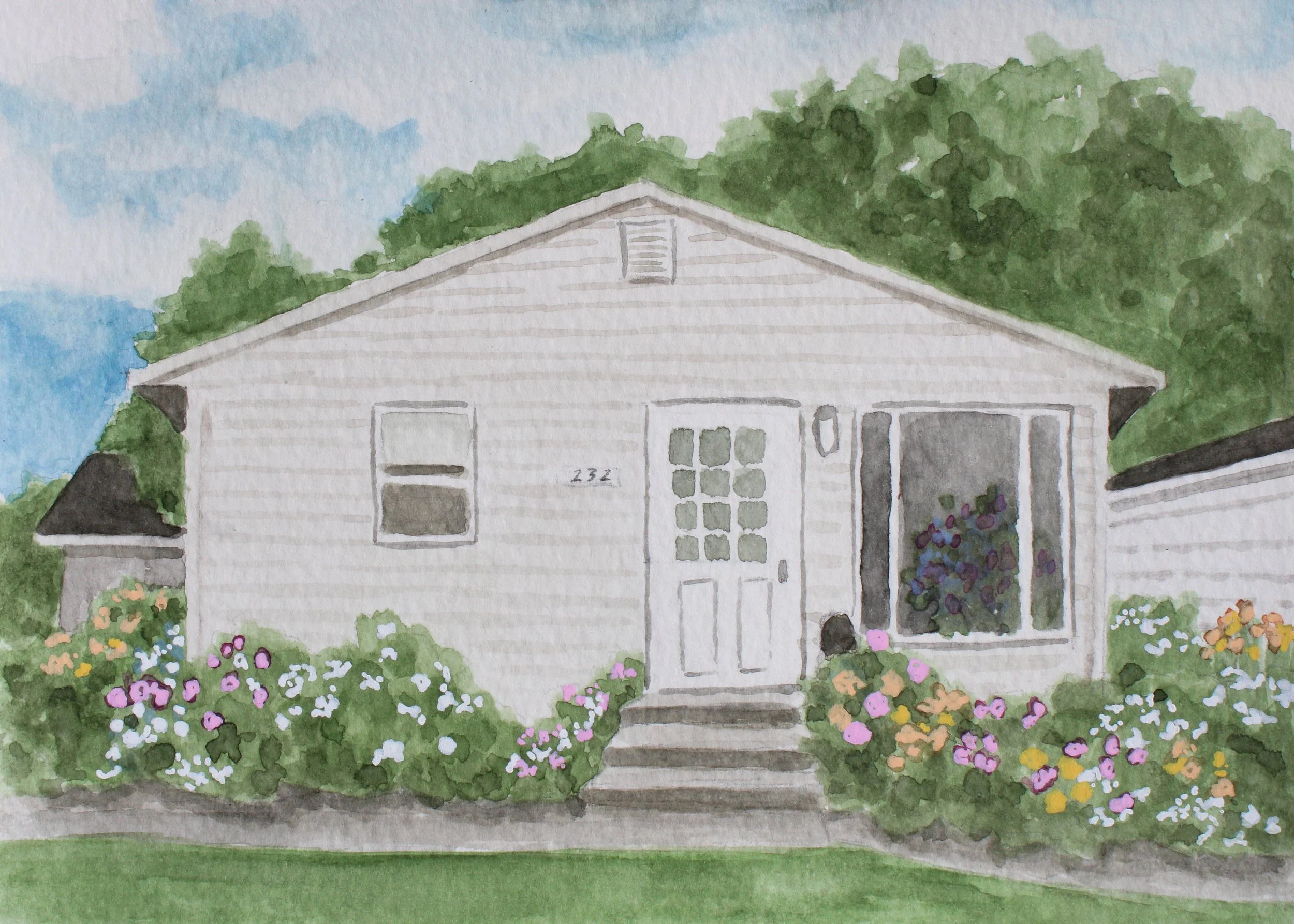 House Portrait
/ 5x7" Watercolor
/ Commission
/ 2026