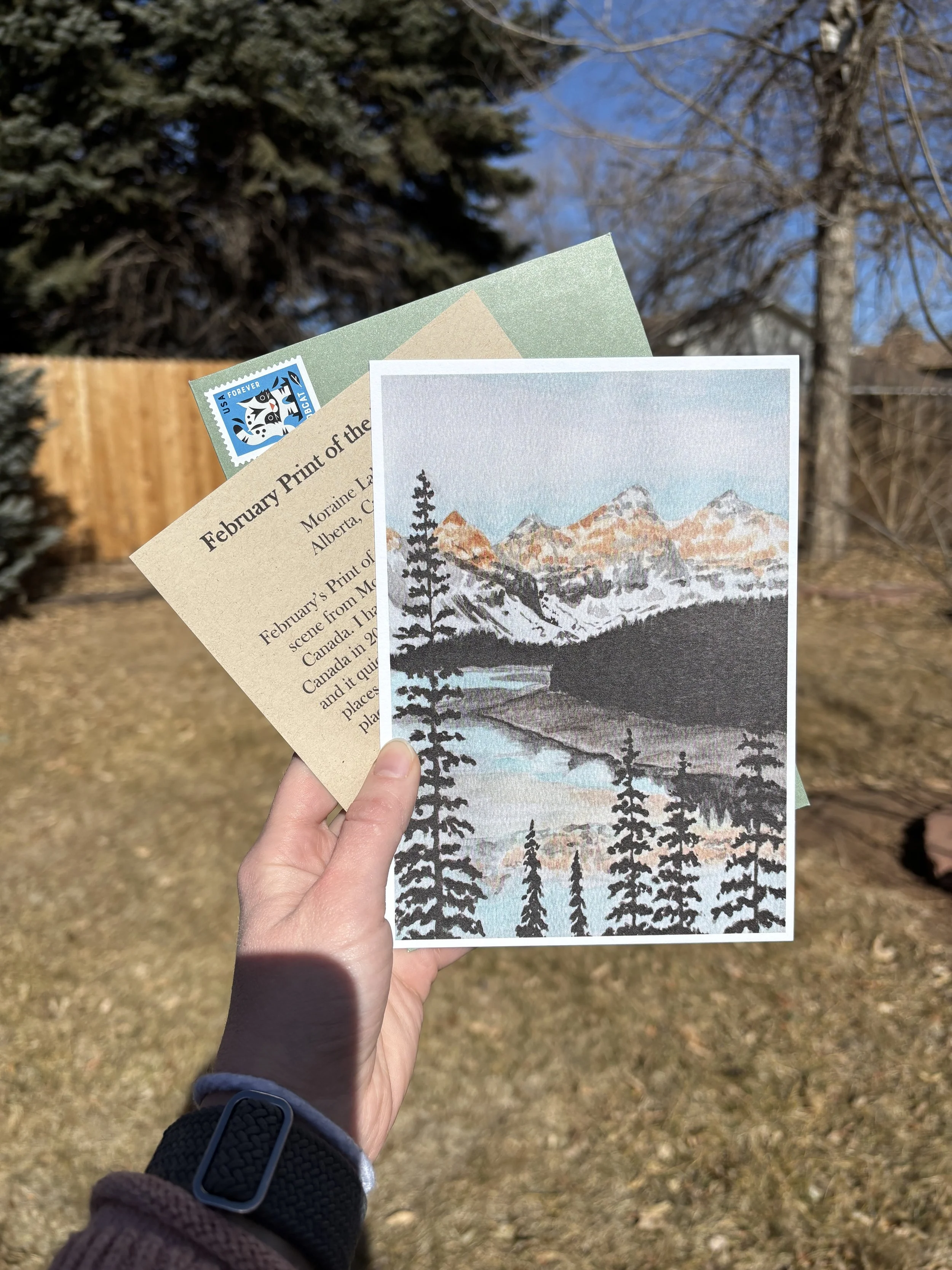 Moraine Lake - February Print of the Month