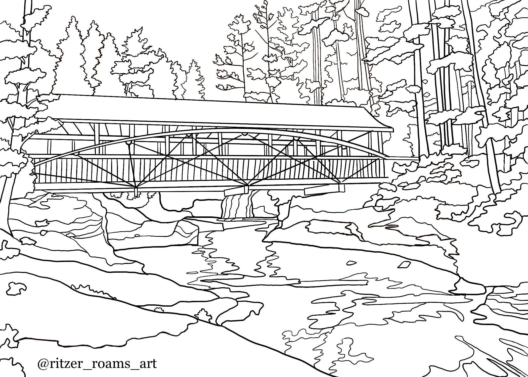 Amnicon Falls State Park
/ Coloring Page
/ 2026