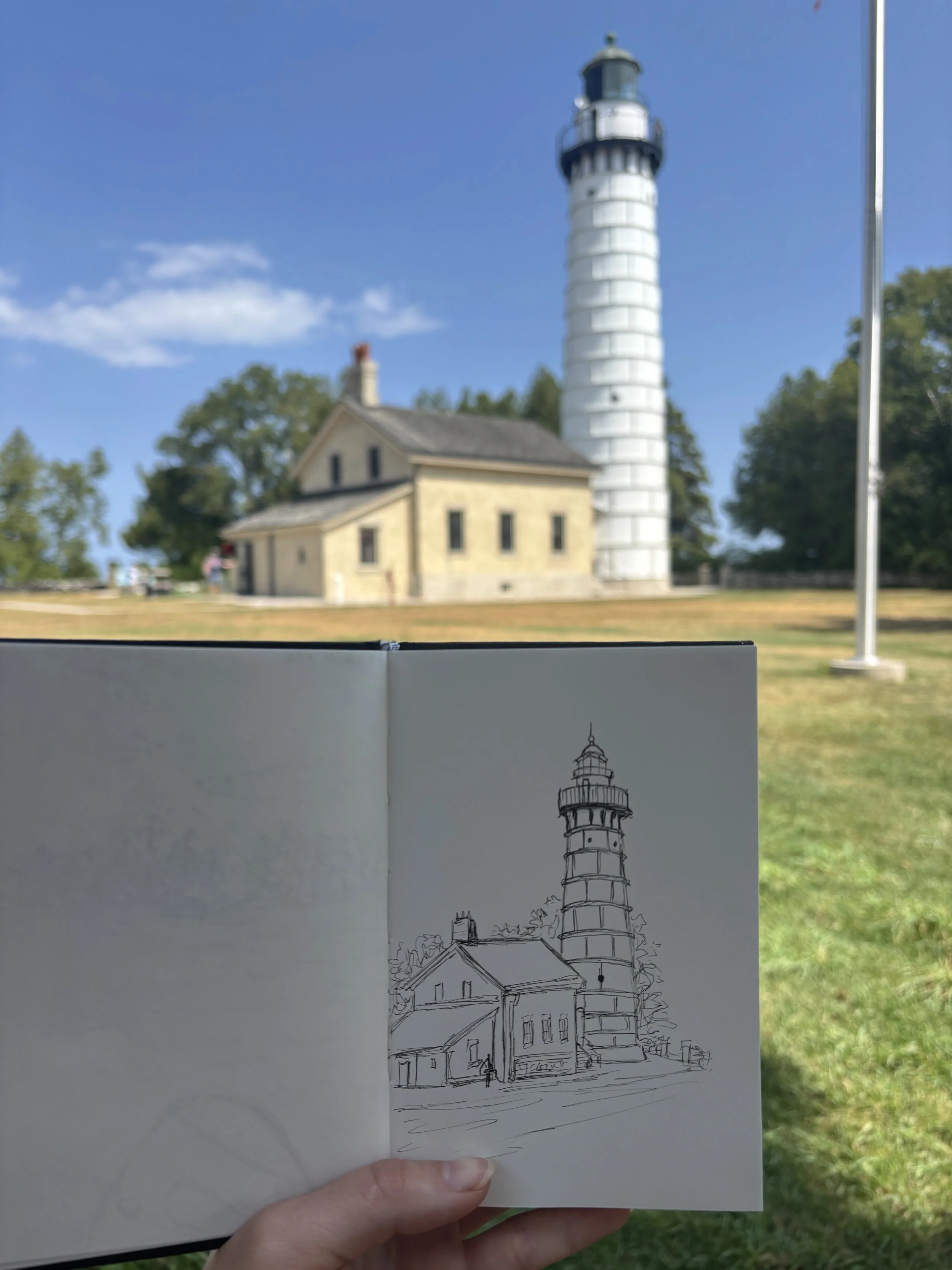 Cana Island Lighthouse
/ Sketch
/ Not for Sale
/ 2026
