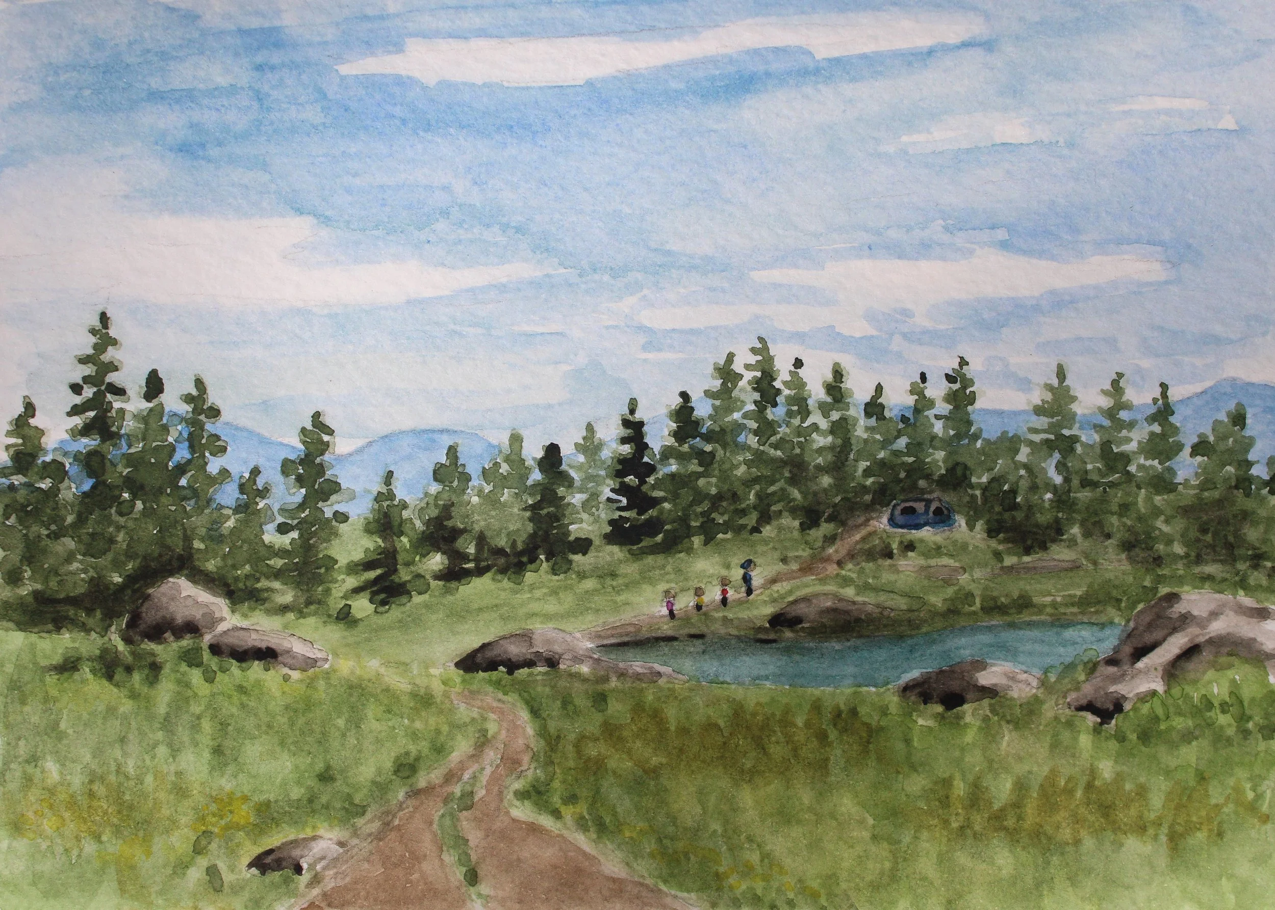 Eleven Mile SP
/ 5x7" Watercolor
/ Not for Sale
/ 2026