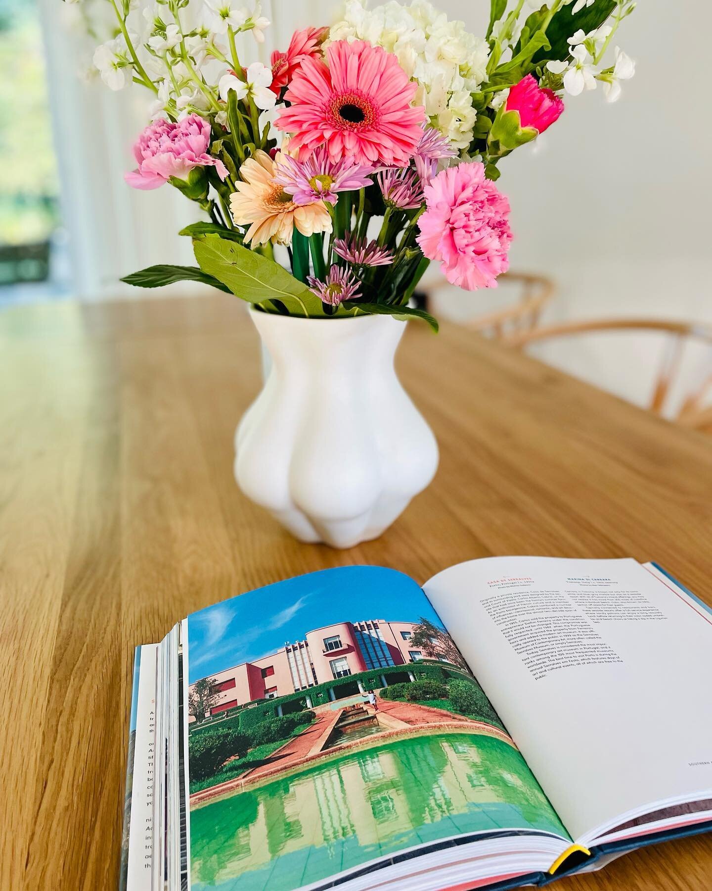 We always turn to books for inspiration when designing 📚 #pinkandgreen happy coincidences 💖💚