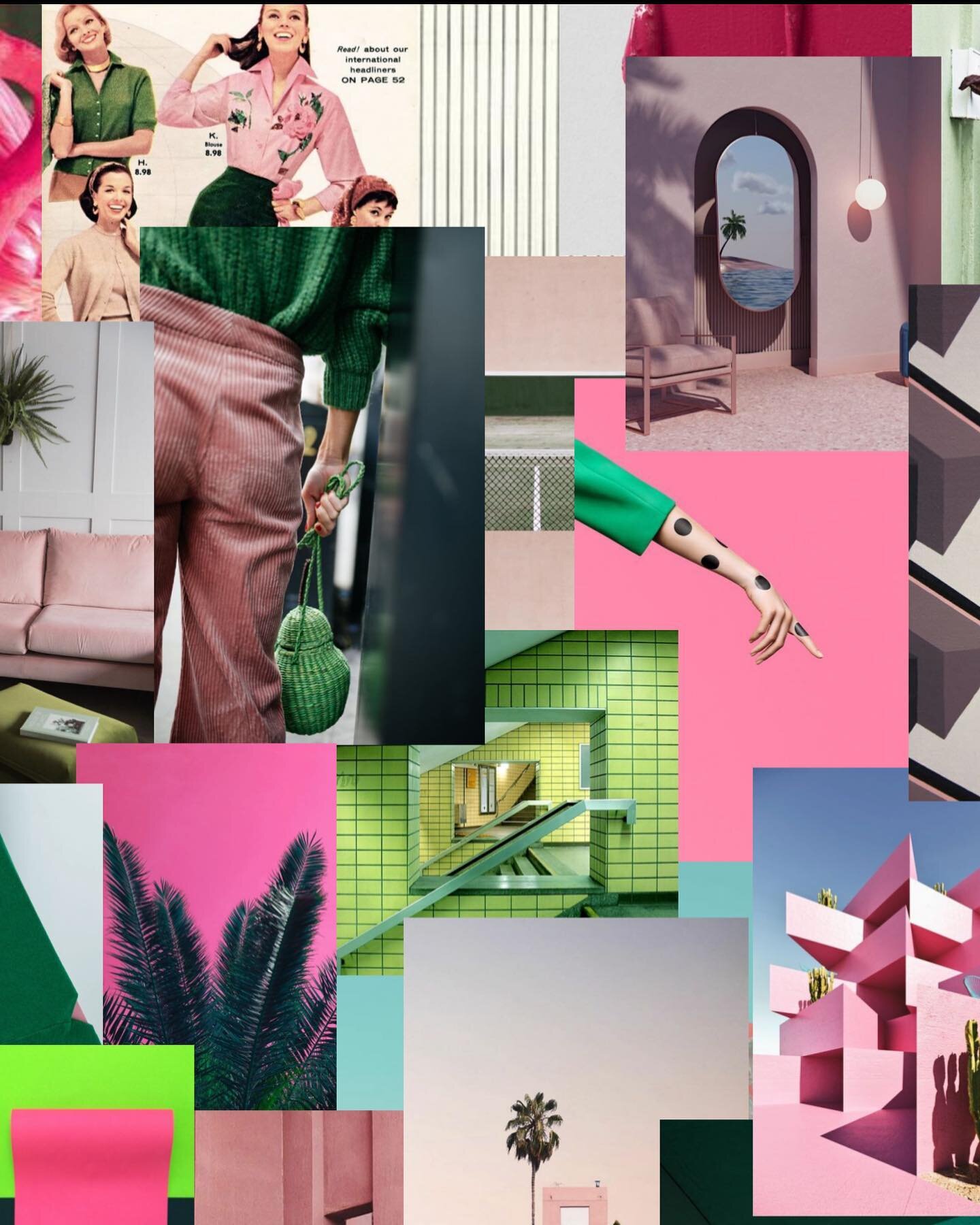 #VagabondARQ branding 🌸🌴🧠🧩
We focused on architectural forms in buildings, nature and fashion. Of course all in #pinkandgreen
