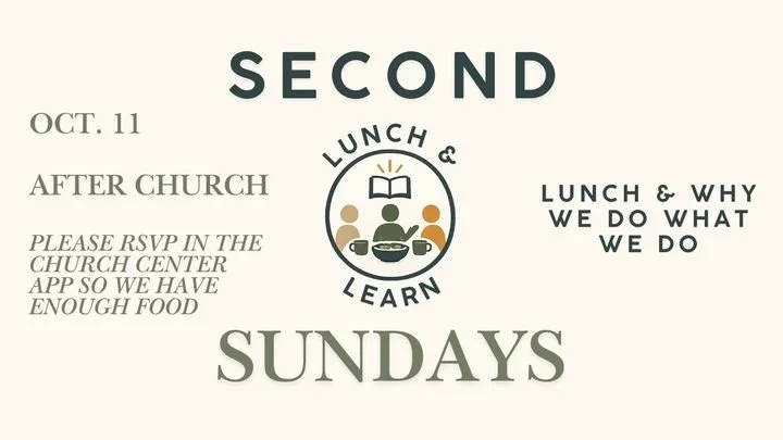 Second Sundays Lunch & Learn