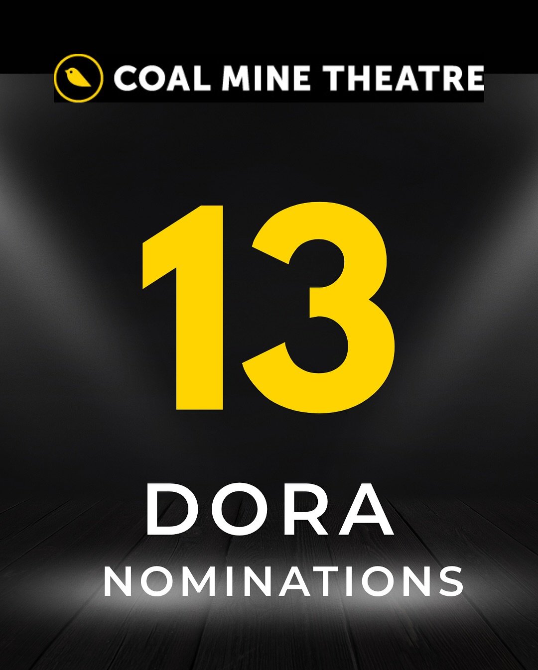 Thank you @tapa_to for the 13 Dora nominations 💥💥💥

We&rsquo;re over the moon (and we&rsquo;ve beat our own record of 11 nominations)! 

All four of our productions for this season have been nominated in at least one category. We are SO proud! 

A