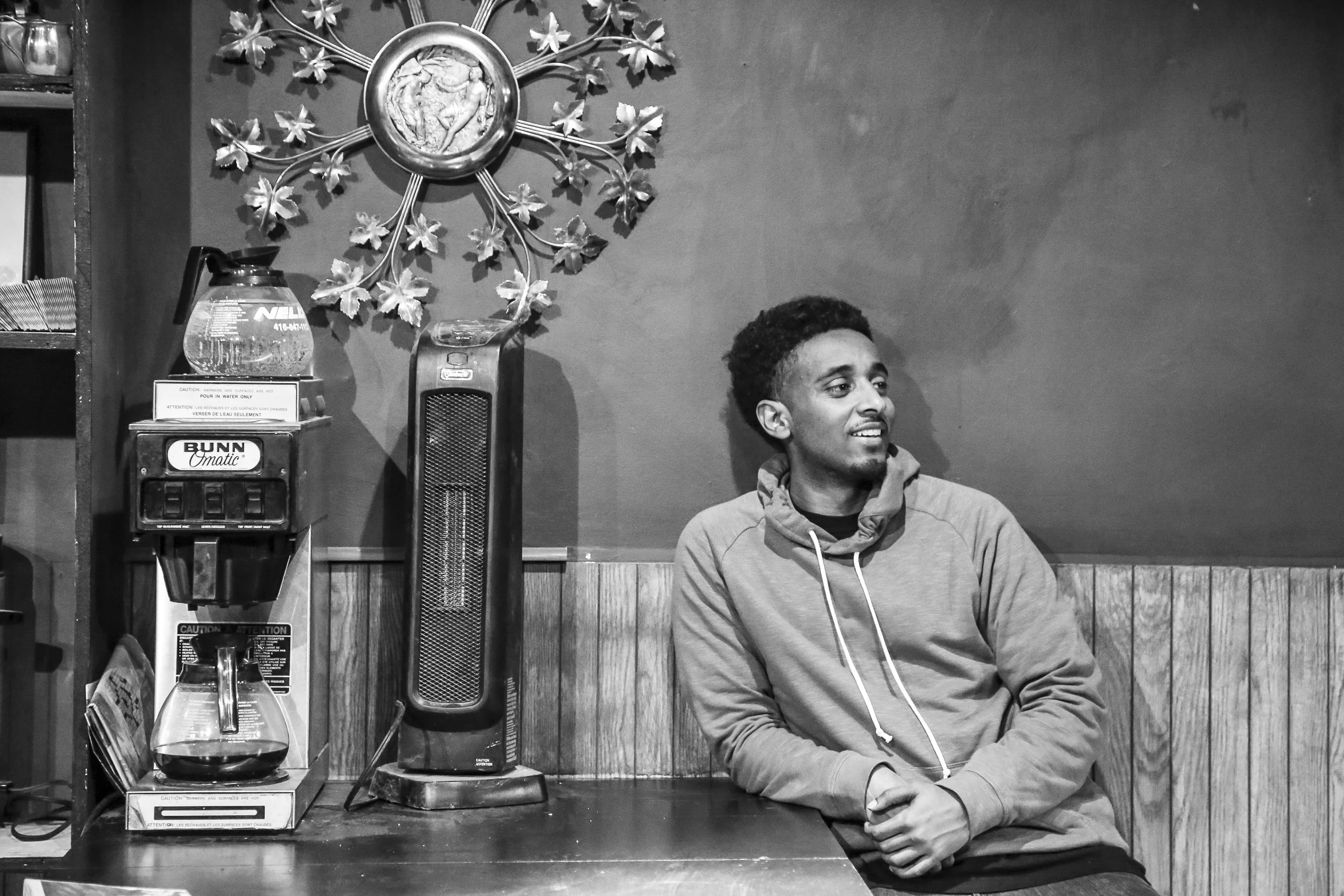 8. Nabil Rajo in Superior Donuts BW - photo by Shaun Benson.JPG