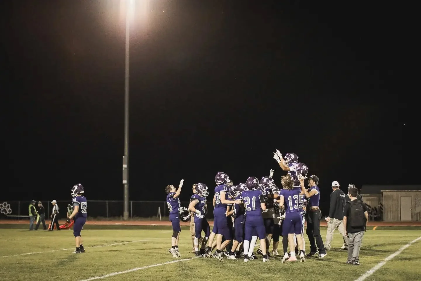 Congratulations, Bobcats! 💜🏈 FABULOUS win against Merino! 54 to 10! 💜🏈

**Reminder: These photos were taken &amp; edited without compensation. Tag me if you use my photos! My images from the Bobcats v Merino game on September 11, 2026 may not be 
