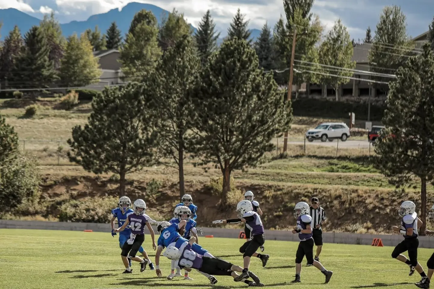 MS Bobcats beat Platte Canyon on Friday, 22 to 8! 🔥 Go Bobcats! 💜🏈