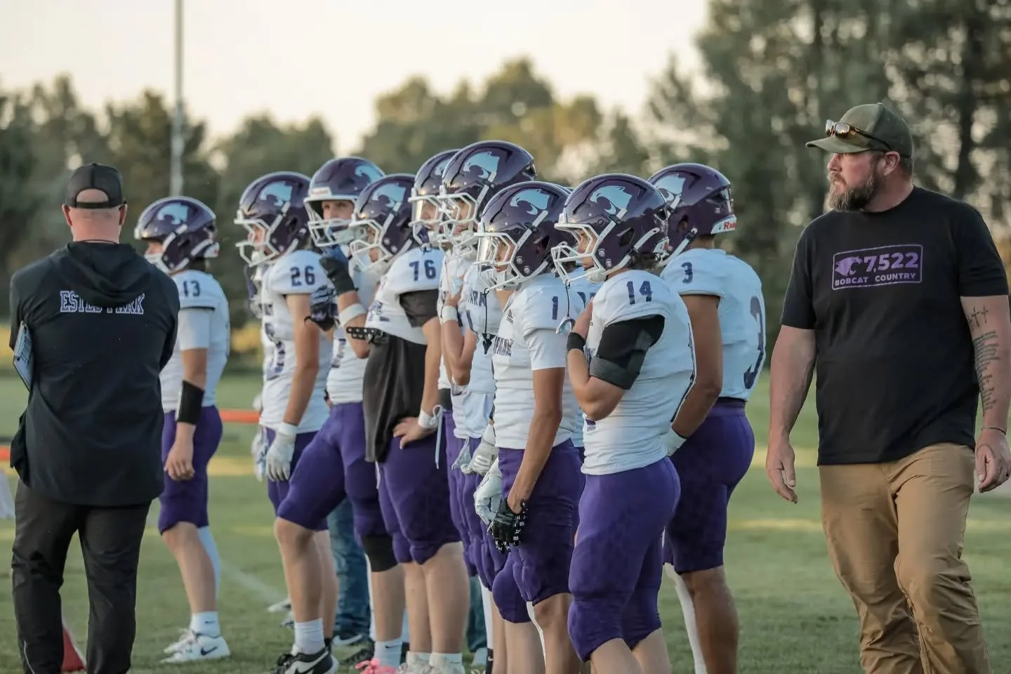 HS Bobcats play @frcsfalcons tomorrow at 3pm!  Go Bobcats! 💜🏈