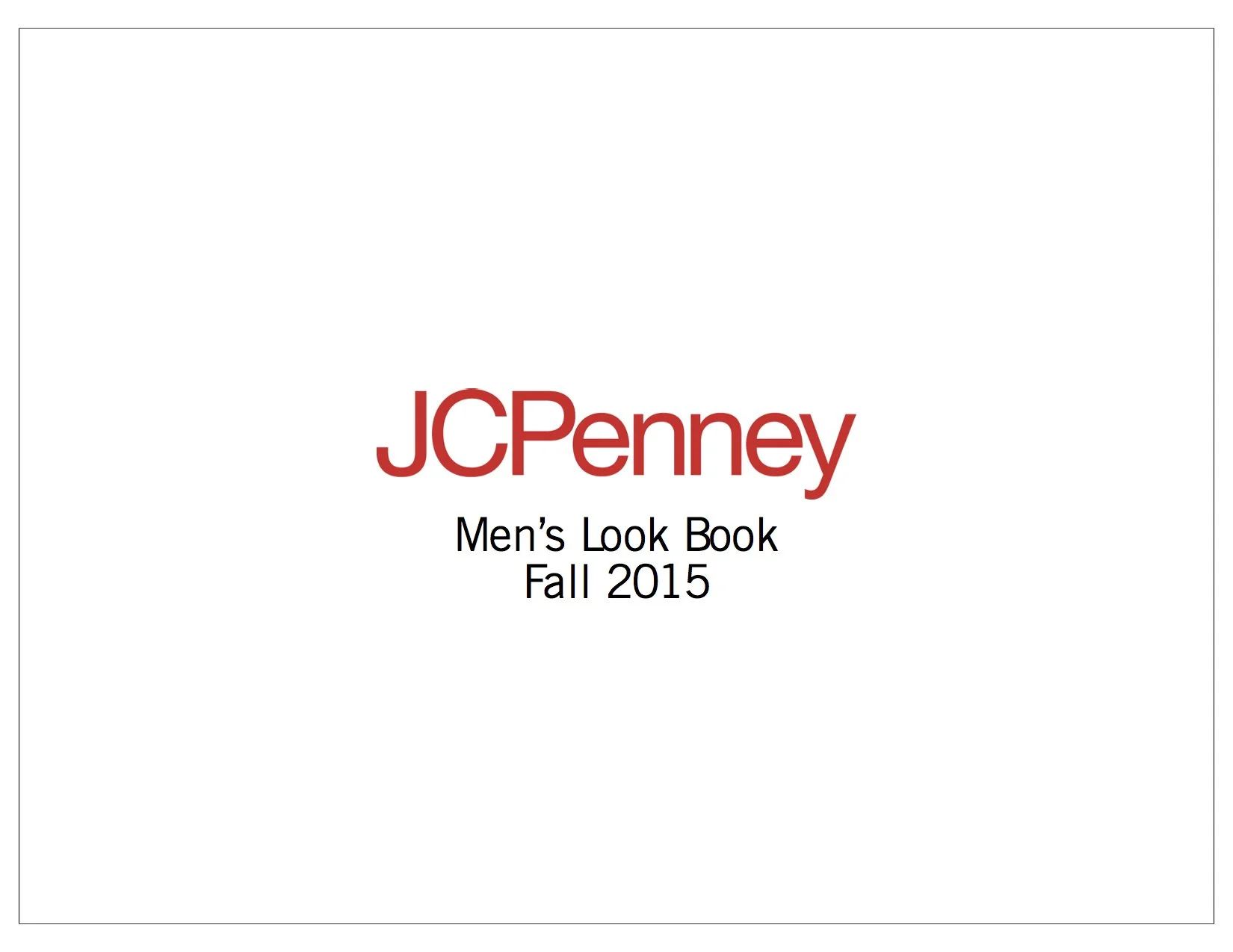 JCPENNEY LOOKBOOK [2015]