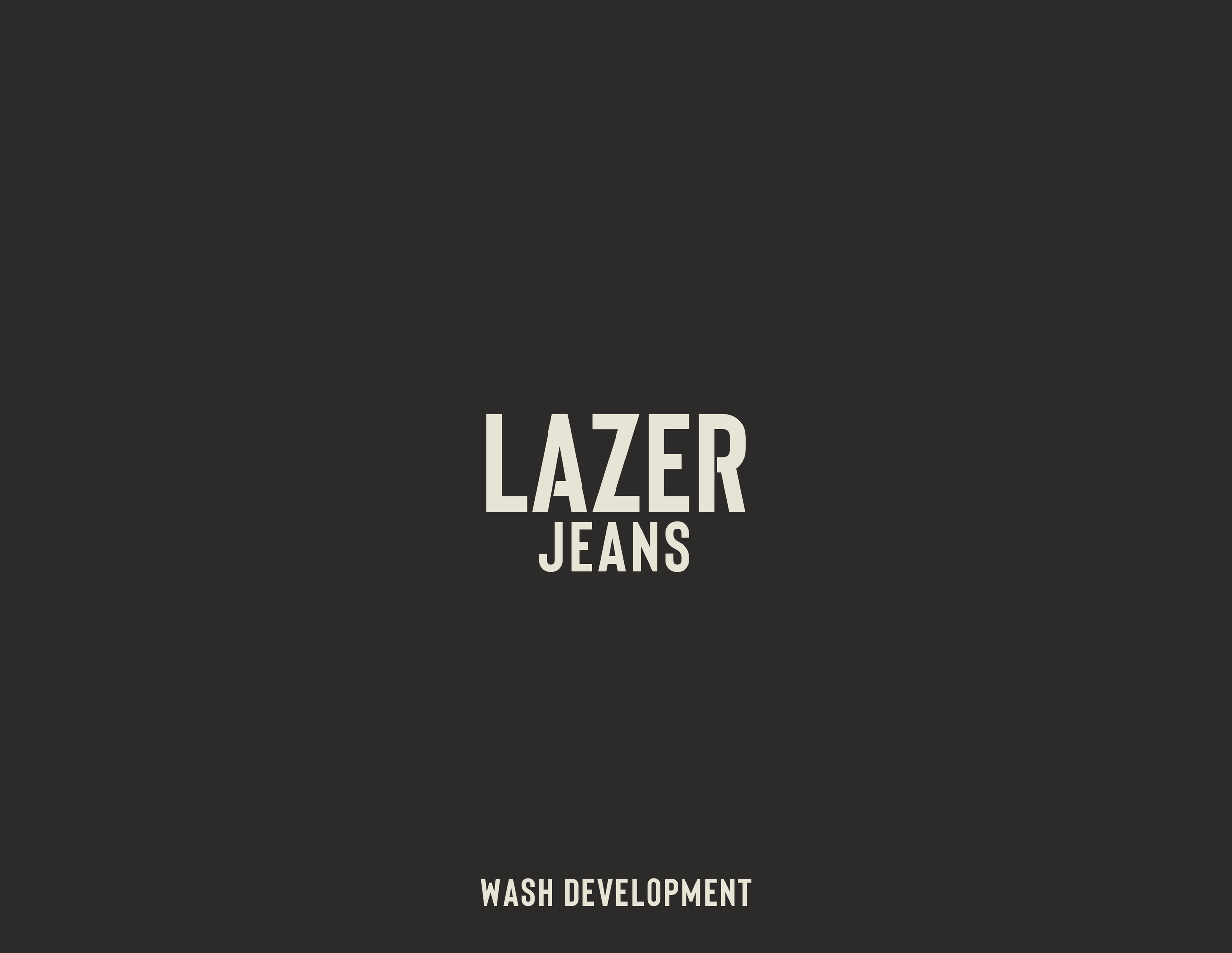 LAZER DENIM WASH DEVELOPMENT