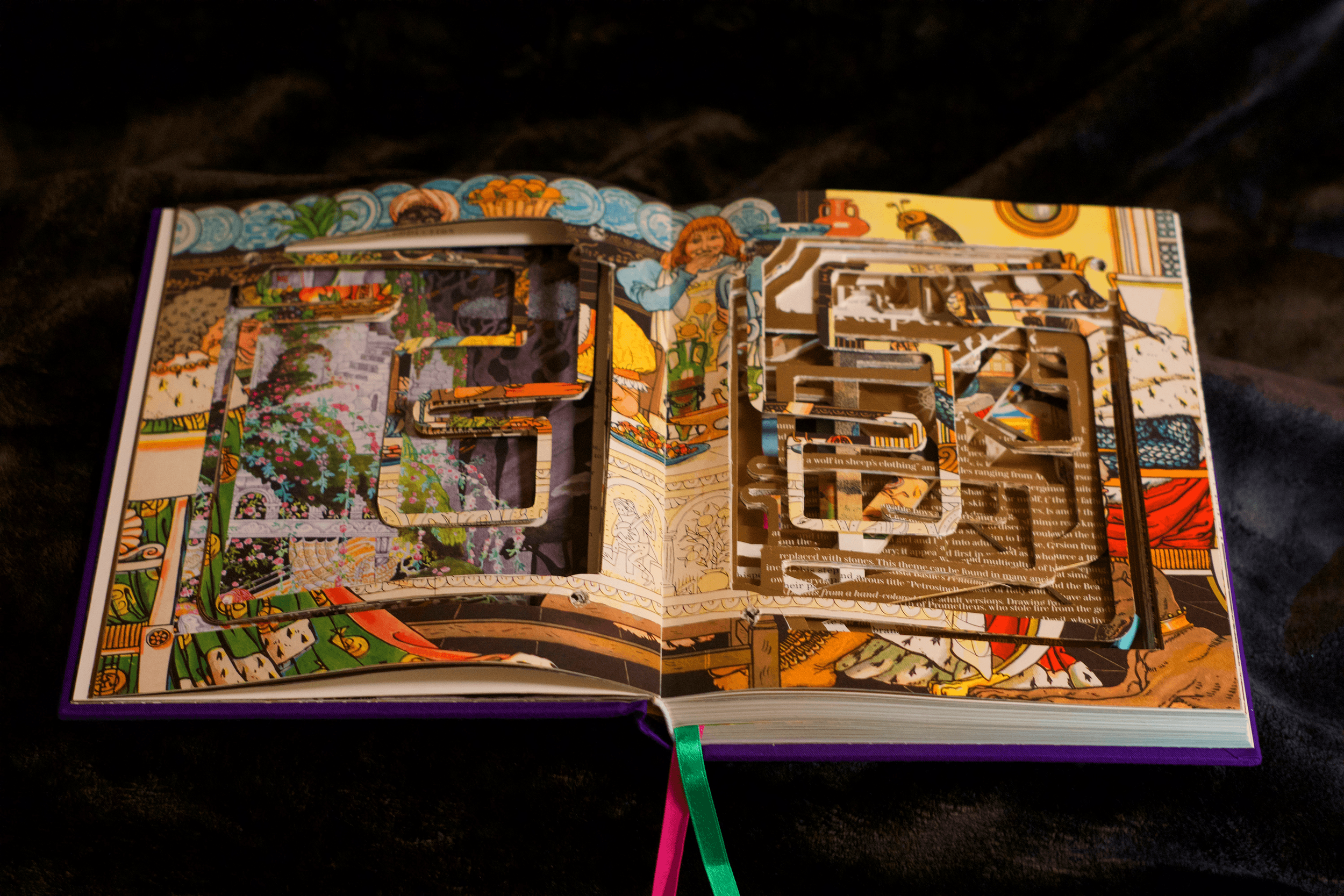 Hand-cut Book