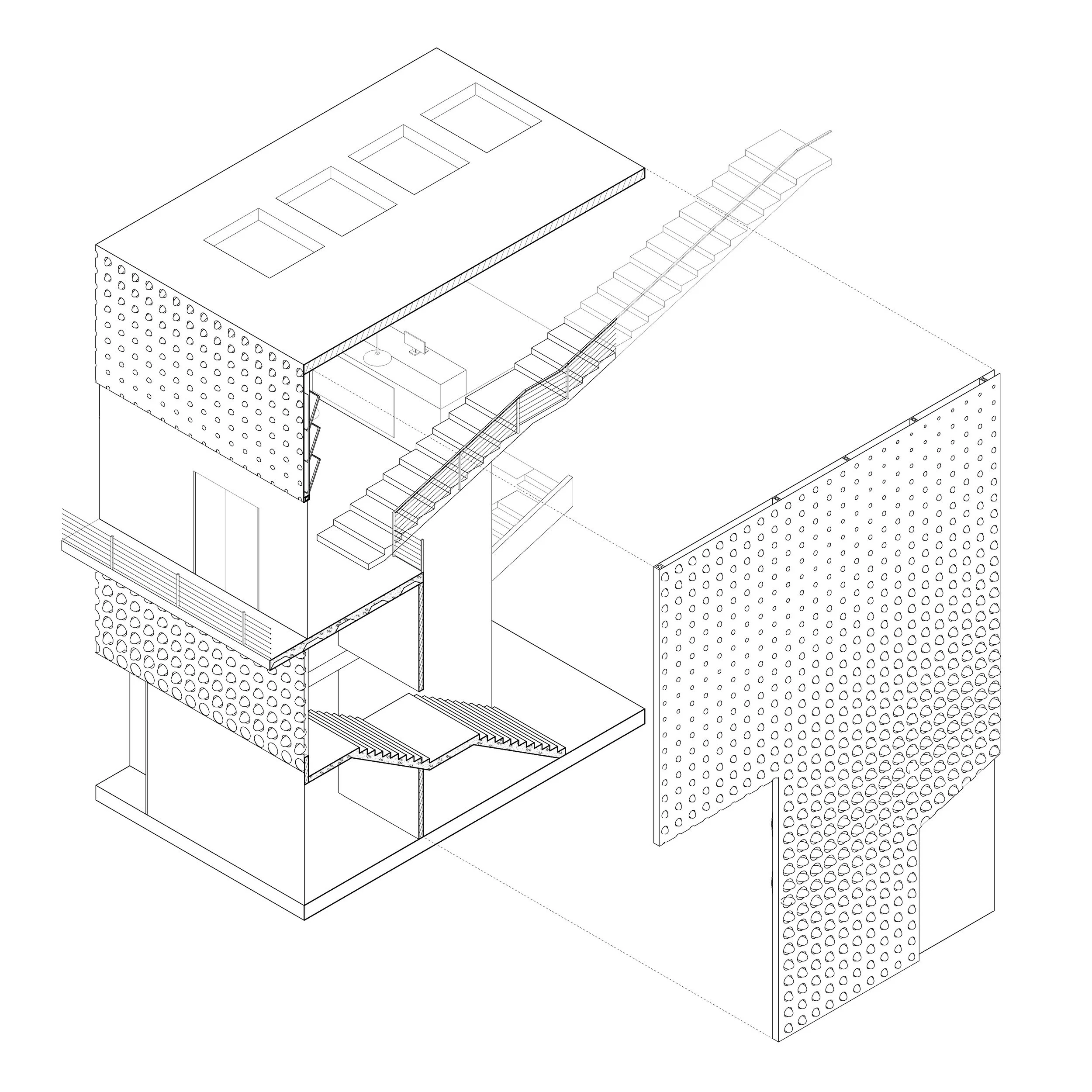 The Urban Institute - Exploded Isometric