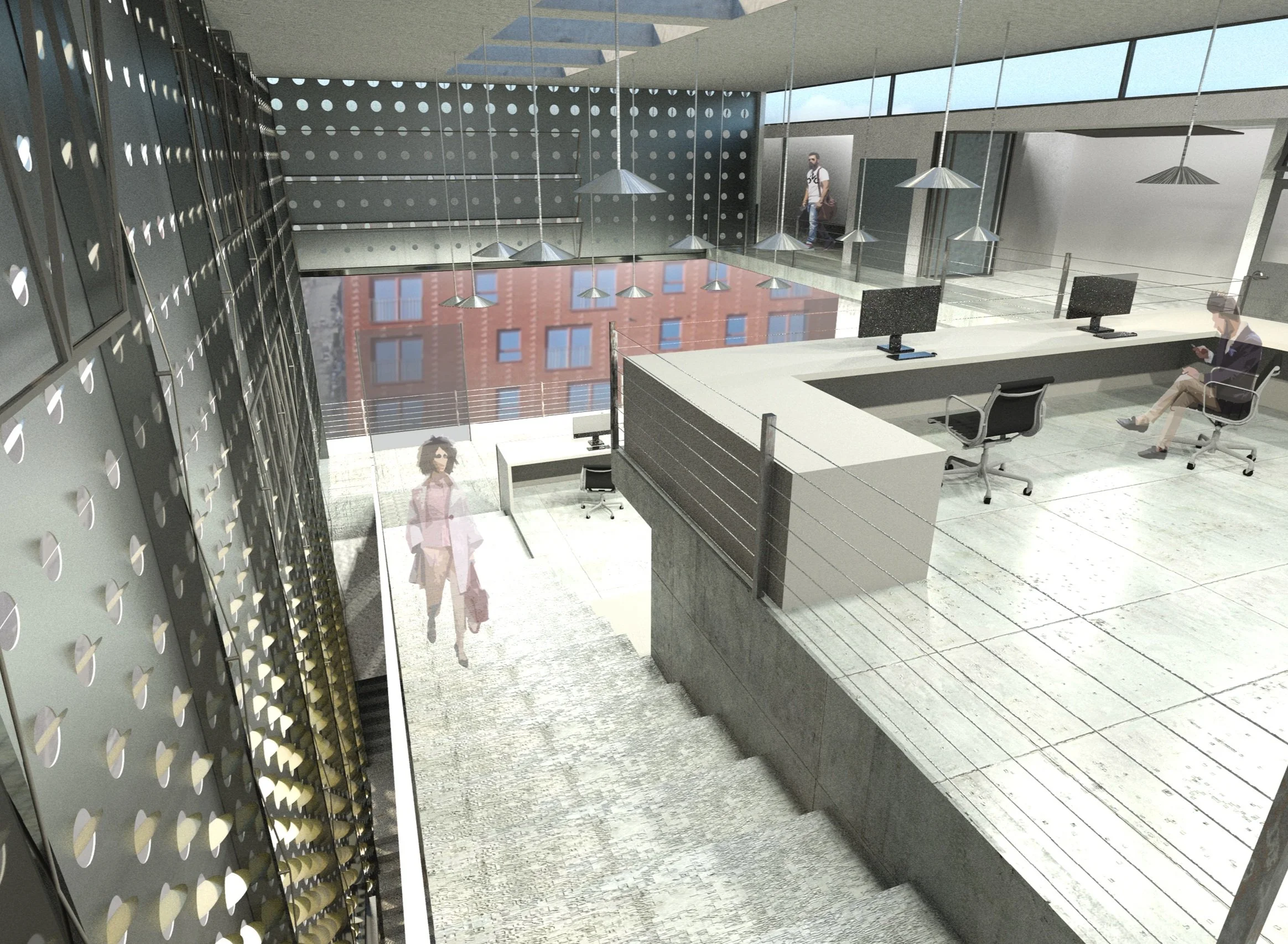 SF Urban Planning & Community Center - Atrium