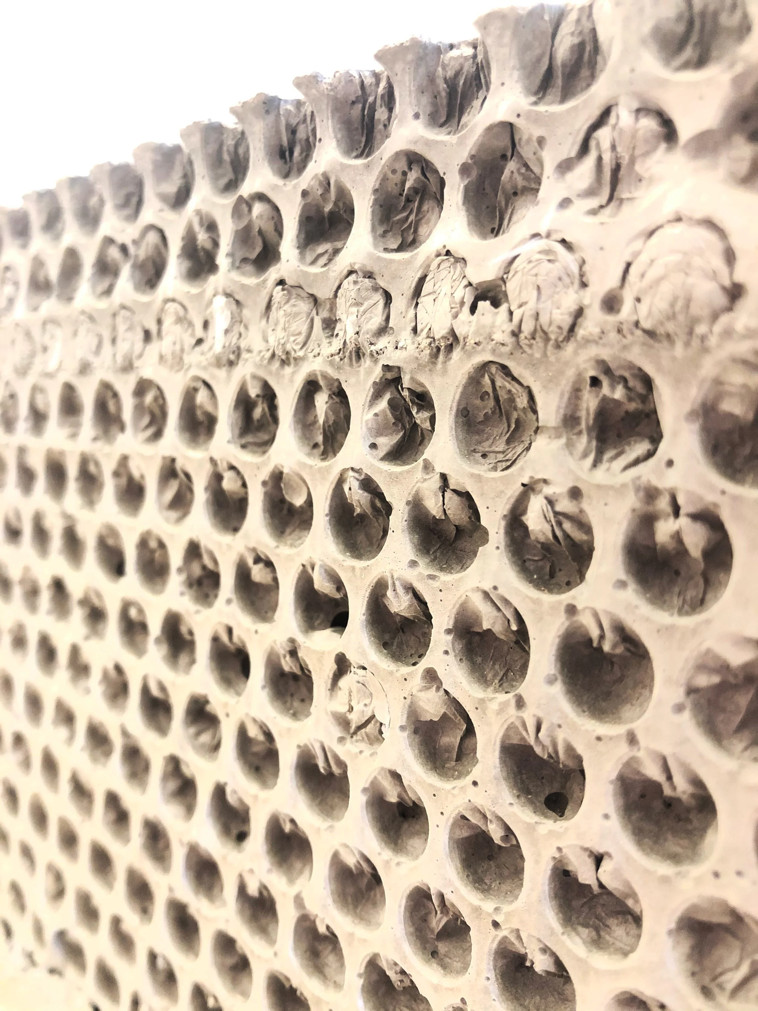 Concrete Formwork Exploration - Bubble Wrap