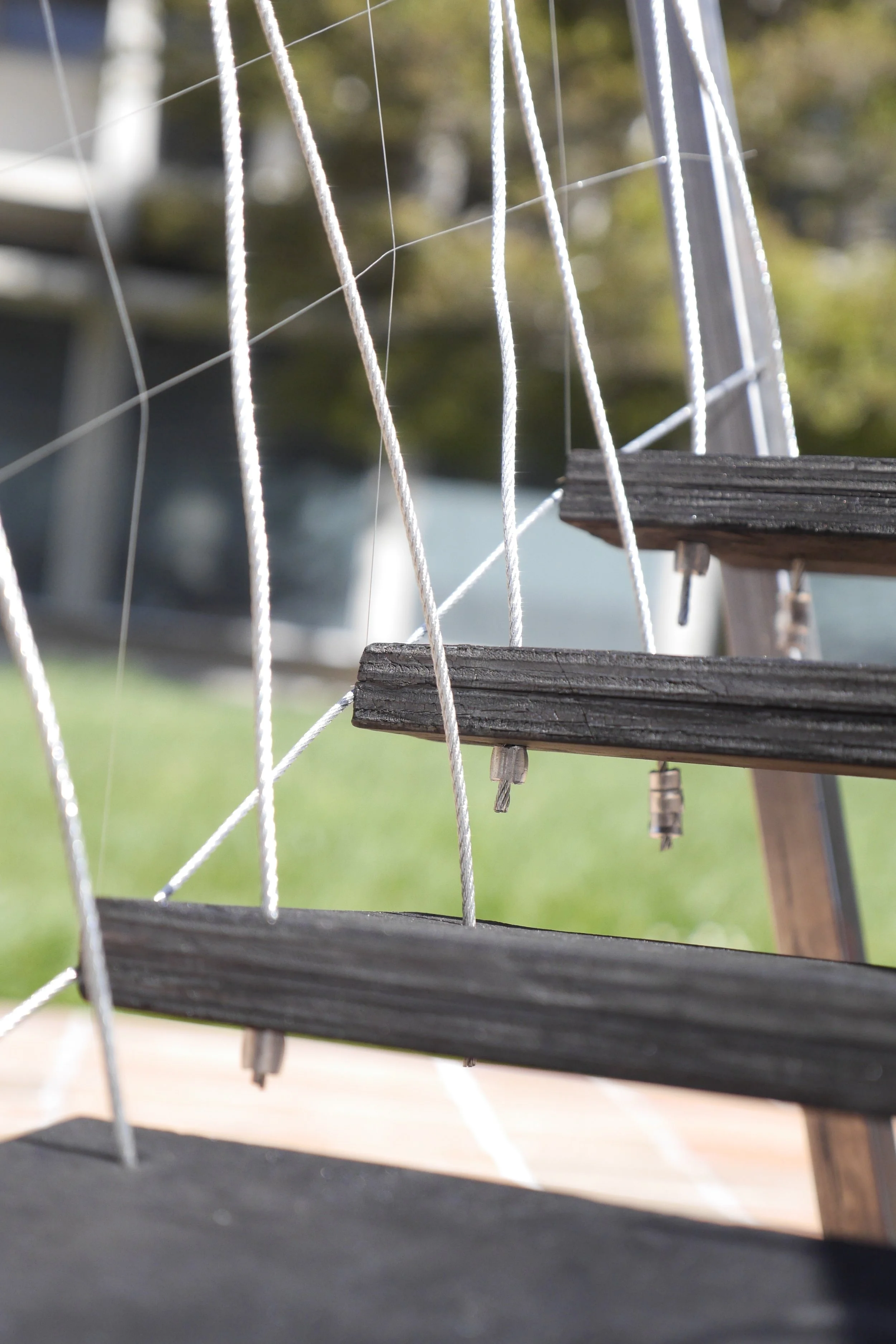 Floating Stair - Tread and Suspension Detail 