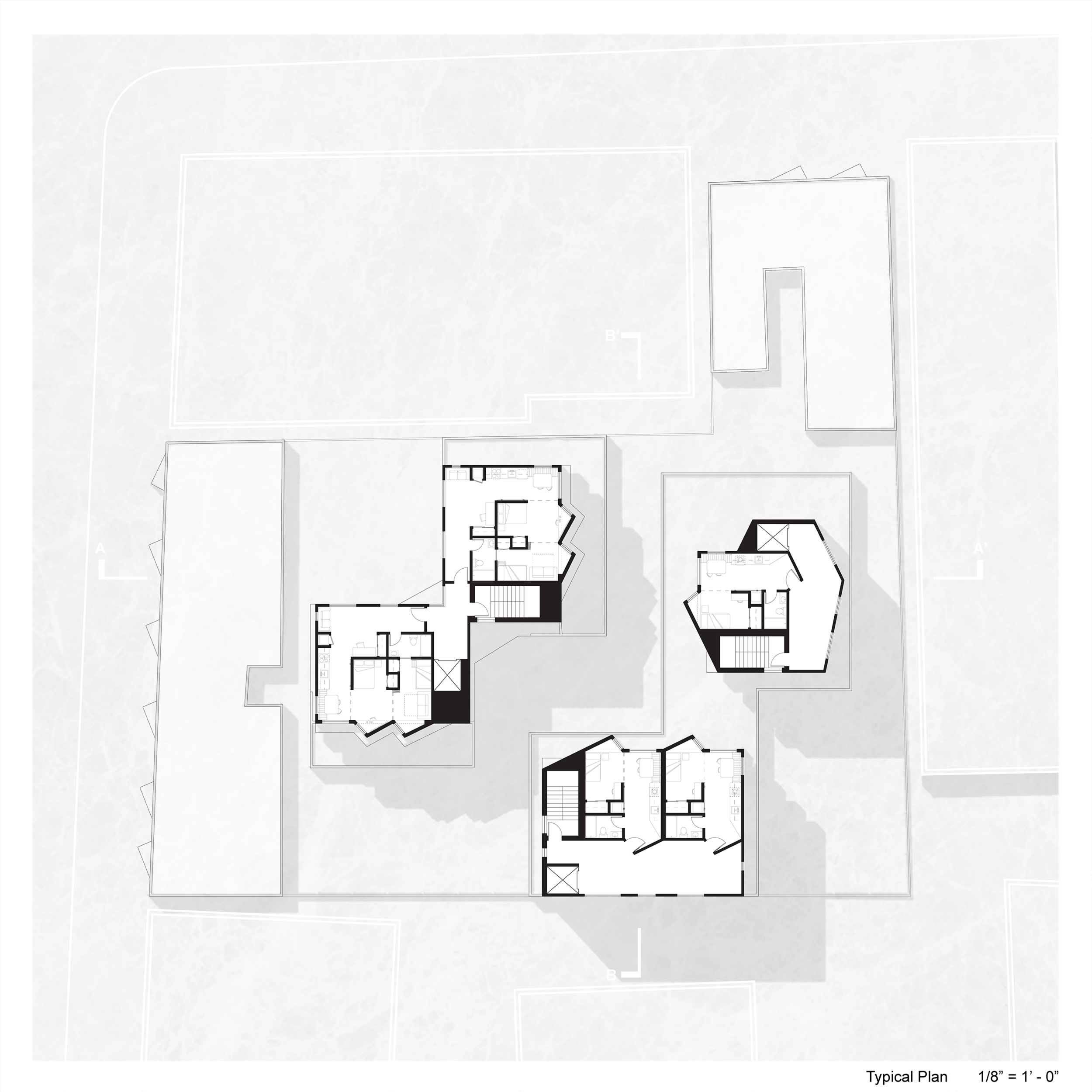 Domestic Violence Shelter - Typical Plan