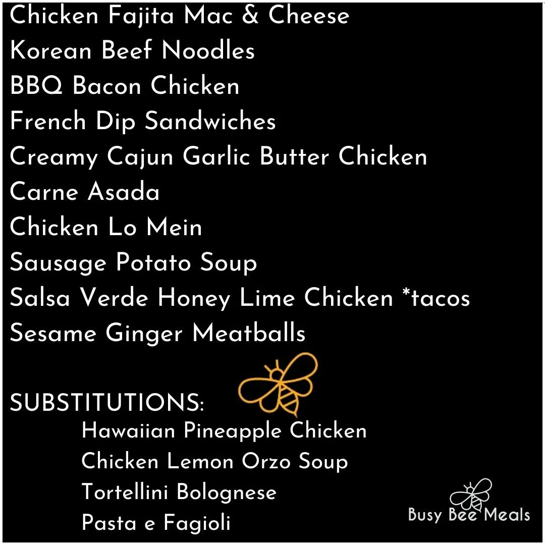 November 15 Saskatoon & Area — Busy Bee Meals