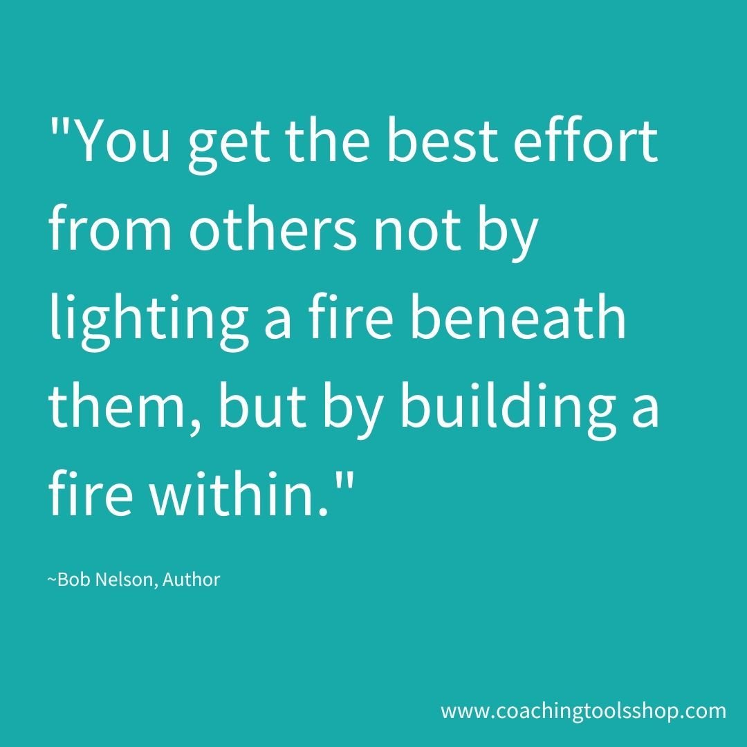 If you can connect to and understand what motivates someone you can empower them to achieve greatness. 

By recognising and nurturing their intrinsic drive, you're not just igniting a spark&mdash;you're fueling a flame that can light the path to succ