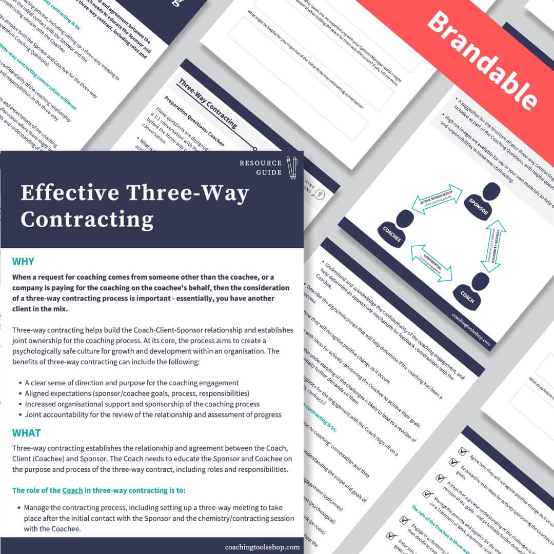 Three Way Contracting Coaching Tools