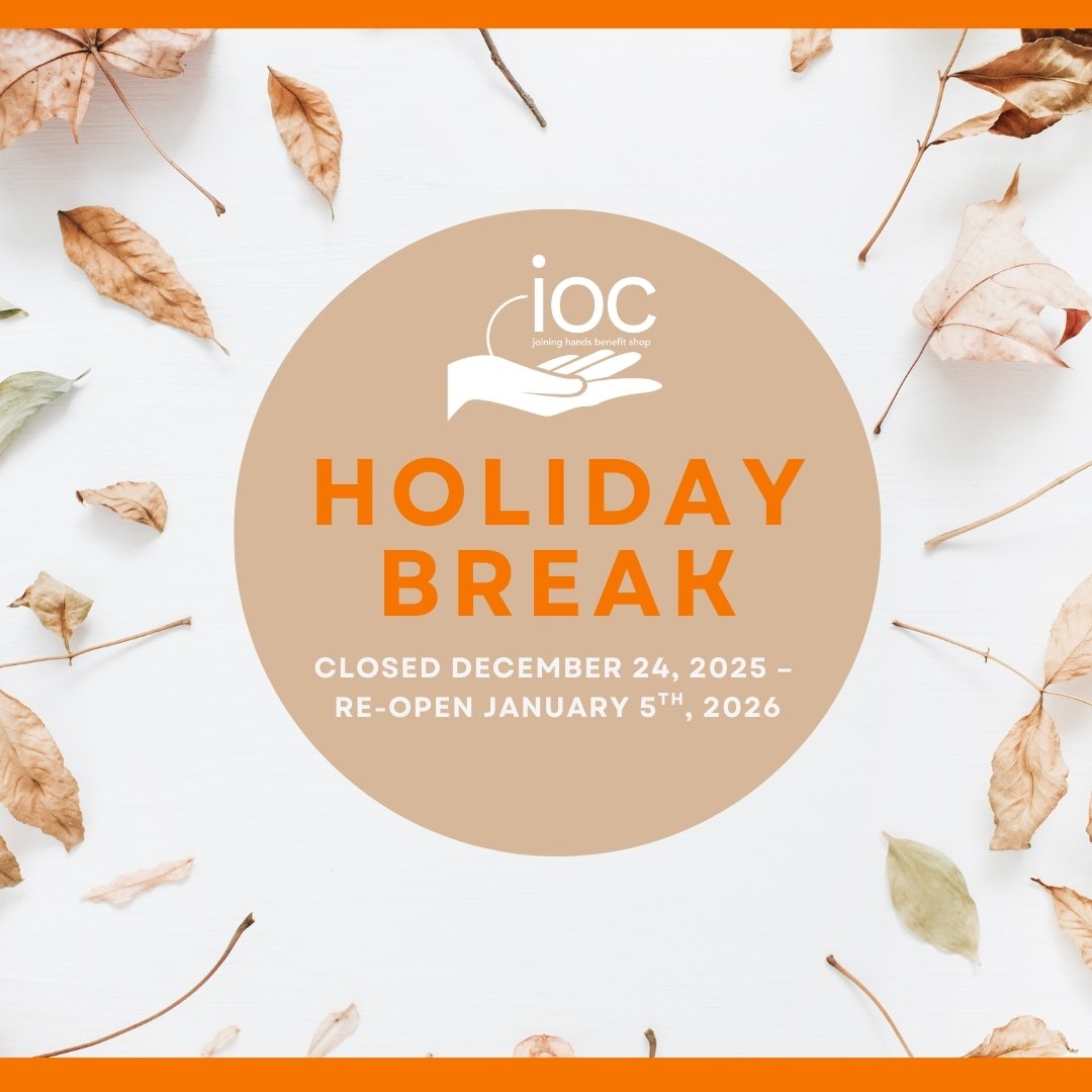 As we step into the new year, we are reminded of the generosity that sustains Joining Hands Benefit Shop throughout every season.

Your donations, your purchases, and your volunteer hours make it possible for Interfaith Outreach of Carmel to provide 