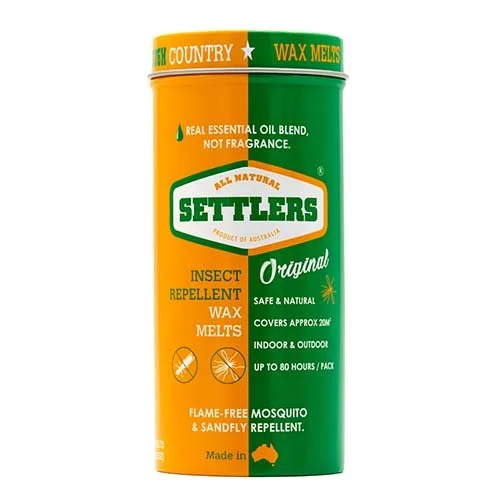 Settlers Natural Mosquito Repellent Wax Melts 80 HOURS — Settlers