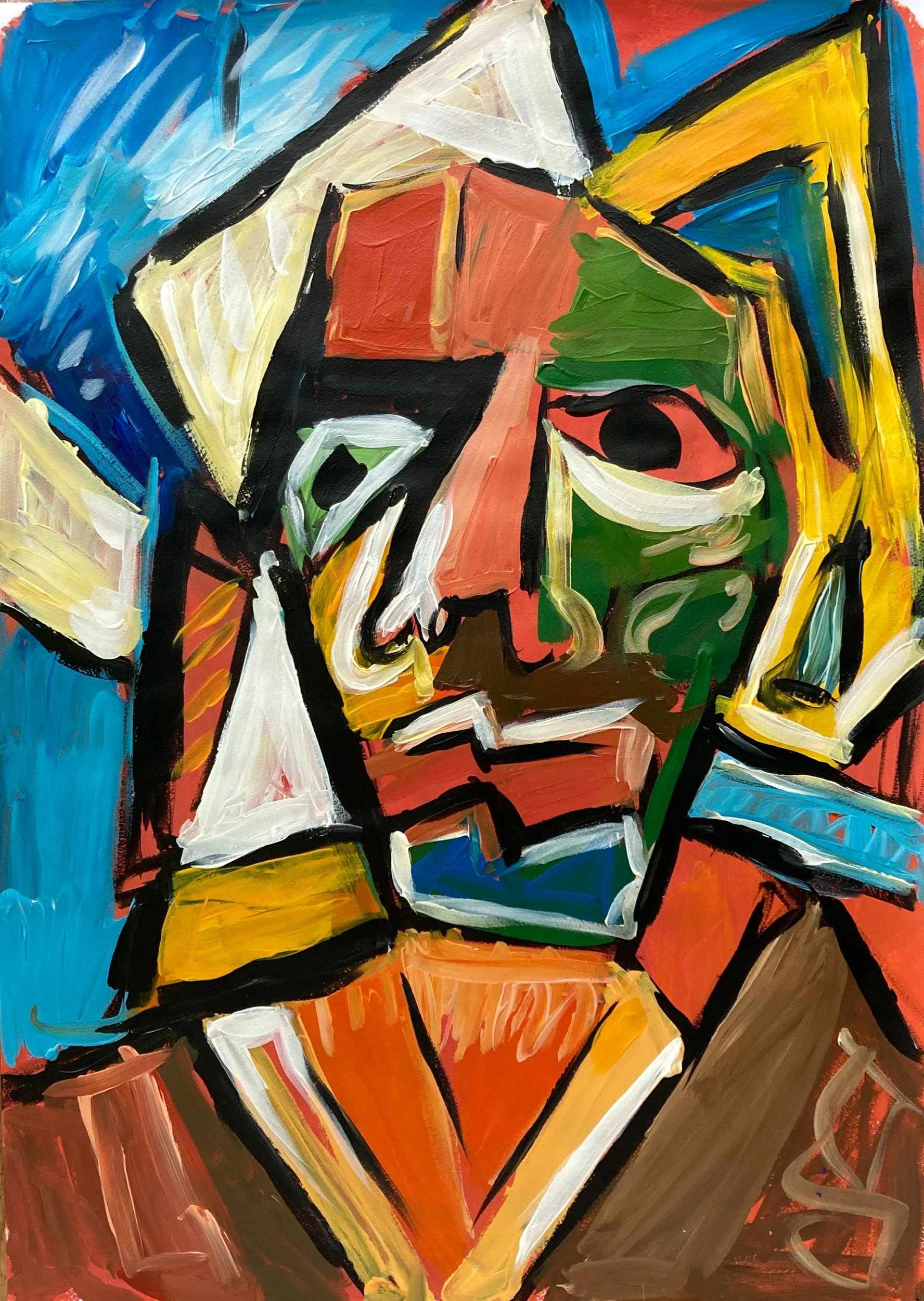 Self-portrait by the Bay