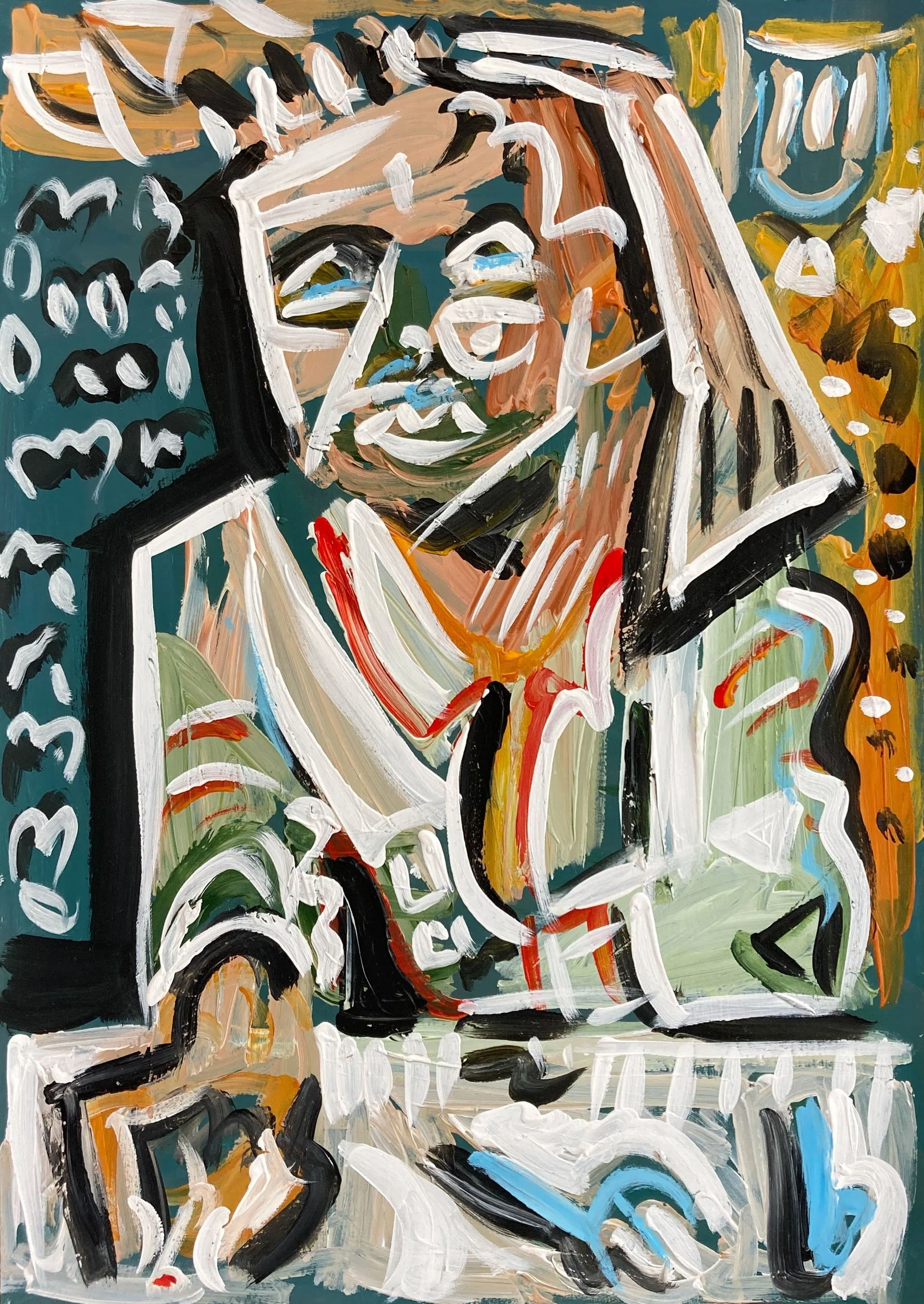 Self-portrait in January