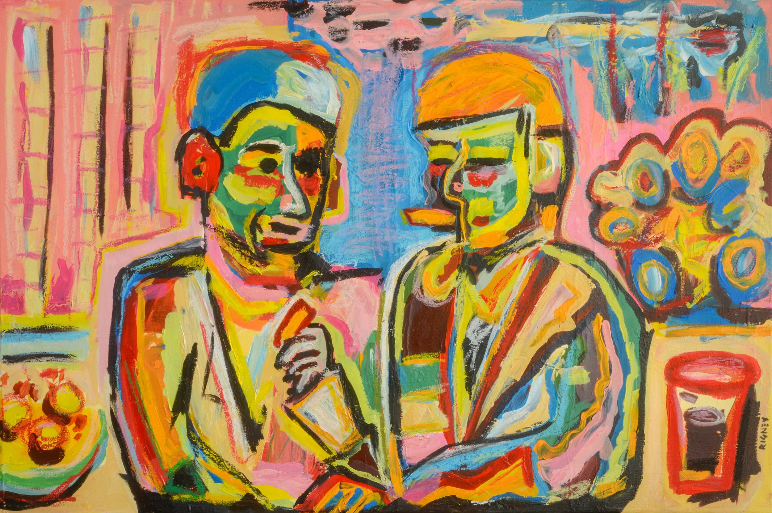 21-002_Two Men Share a cigarette after Lunch-web.jpg