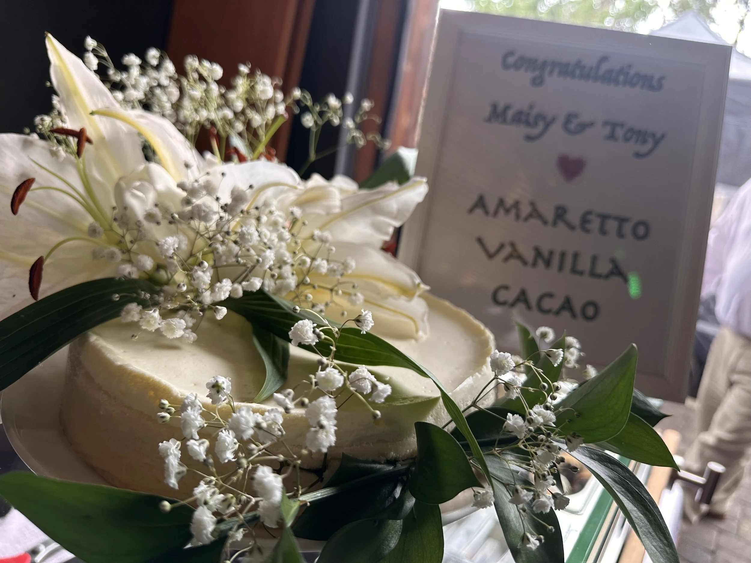 Limoncello Bridal Bouquet Cheesecake