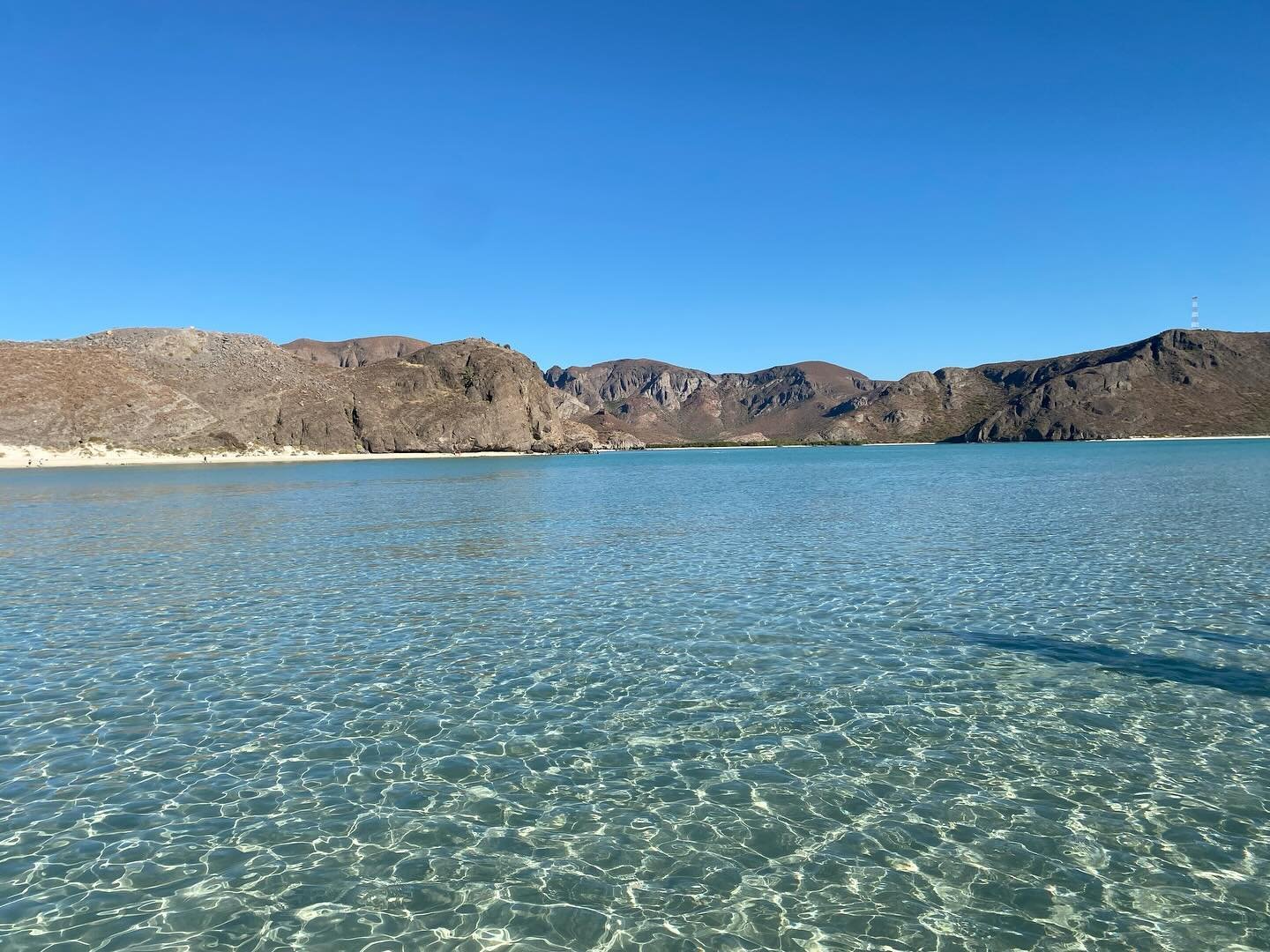 Understanding &ldquo;gin clear&rdquo; water in person. Playa Balandra did not disappoint&hellip;.