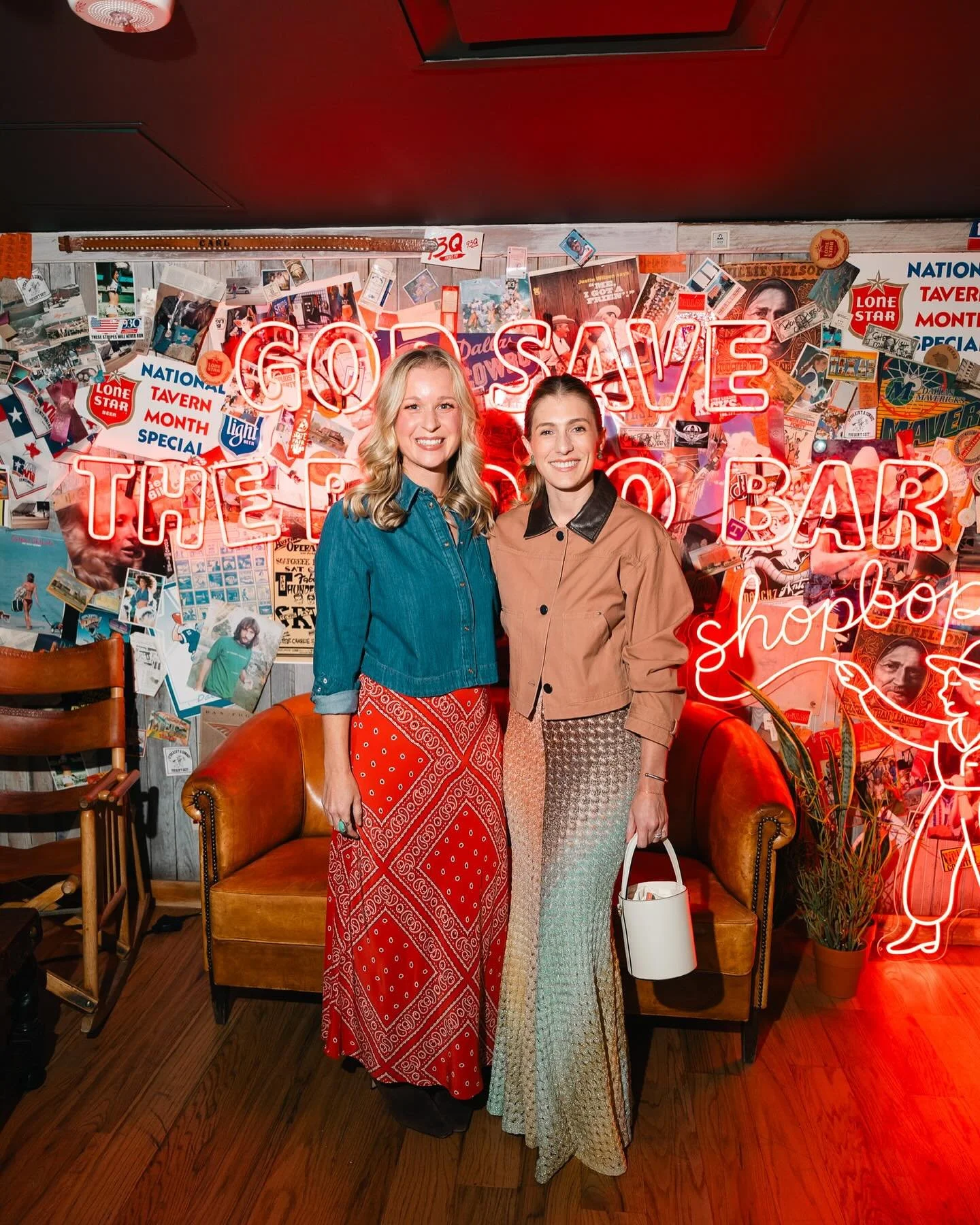 Just back from such a fun quick trip to Dallas with @shopbop! 🤠

Tuesday night&rsquo;s kick off party at Rodeo Bar was the best start! I loved catching up in person with so many members of the Shopbop team!

Today, I stopped by the pop-up on McKinne