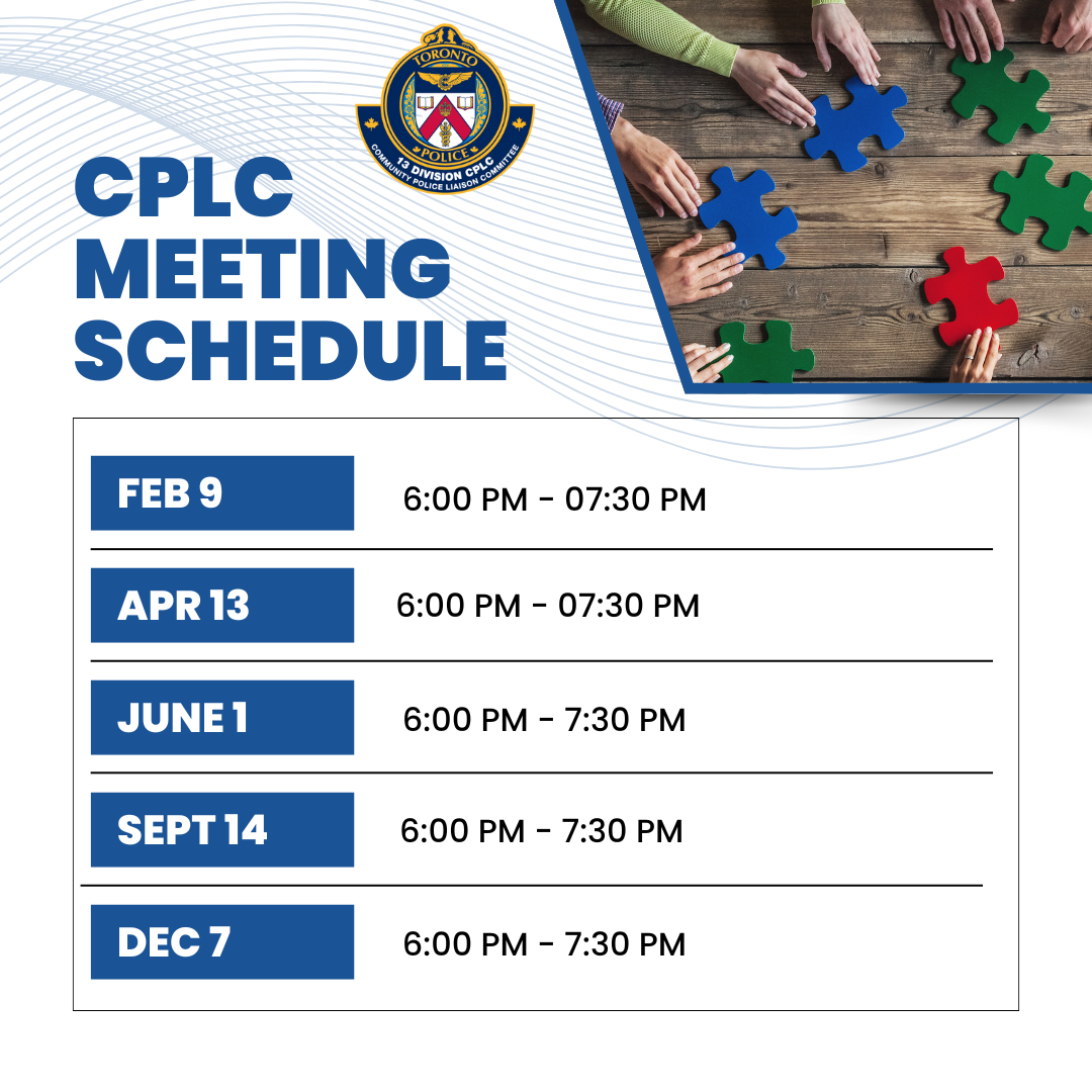 CPLC Schedule for the Year