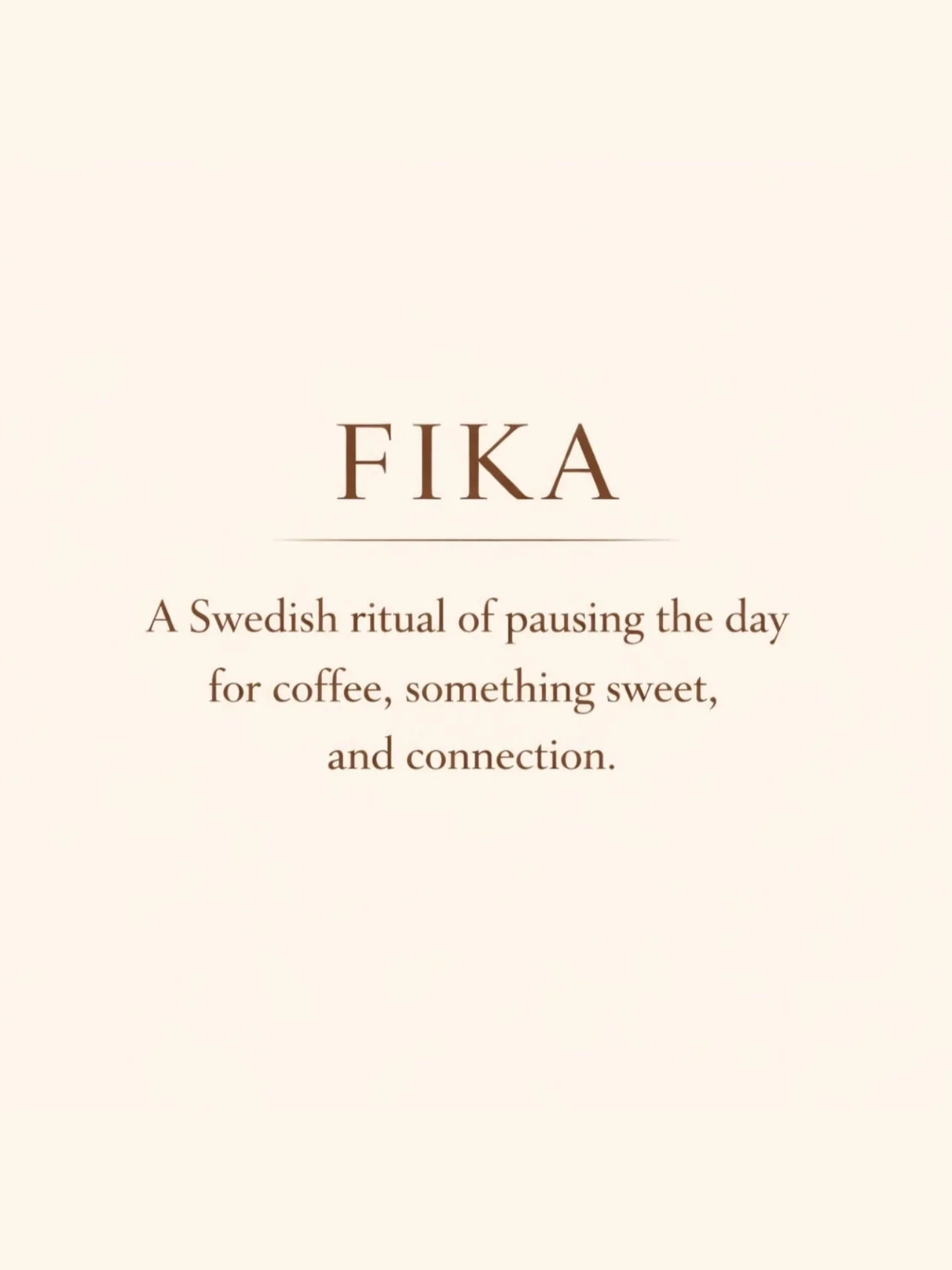 Stepping into 2026, I want more Fika-Merienda or Afternoon tea. 
Last year flew by, and I didn&rsquo;t spend as much time with people as I intended. Hoping to do this better. 
Whether we call it fika, merienda, or afternoon tea, it&rsquo;s always abo