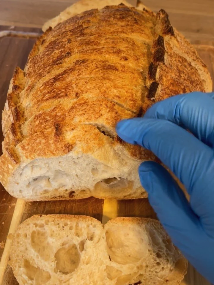 Baker&rsquo;s got a new toy&hellip; and yes, it is the best thing since sliced bread 😉

Freshly delivered to Grey &amp; Cash today:
&bull; Country loaves
&bull; S&rsquo;more cookies
&bull; Sticky buns 
&bull; Janie&rsquo;s Loaf

Everything looking a