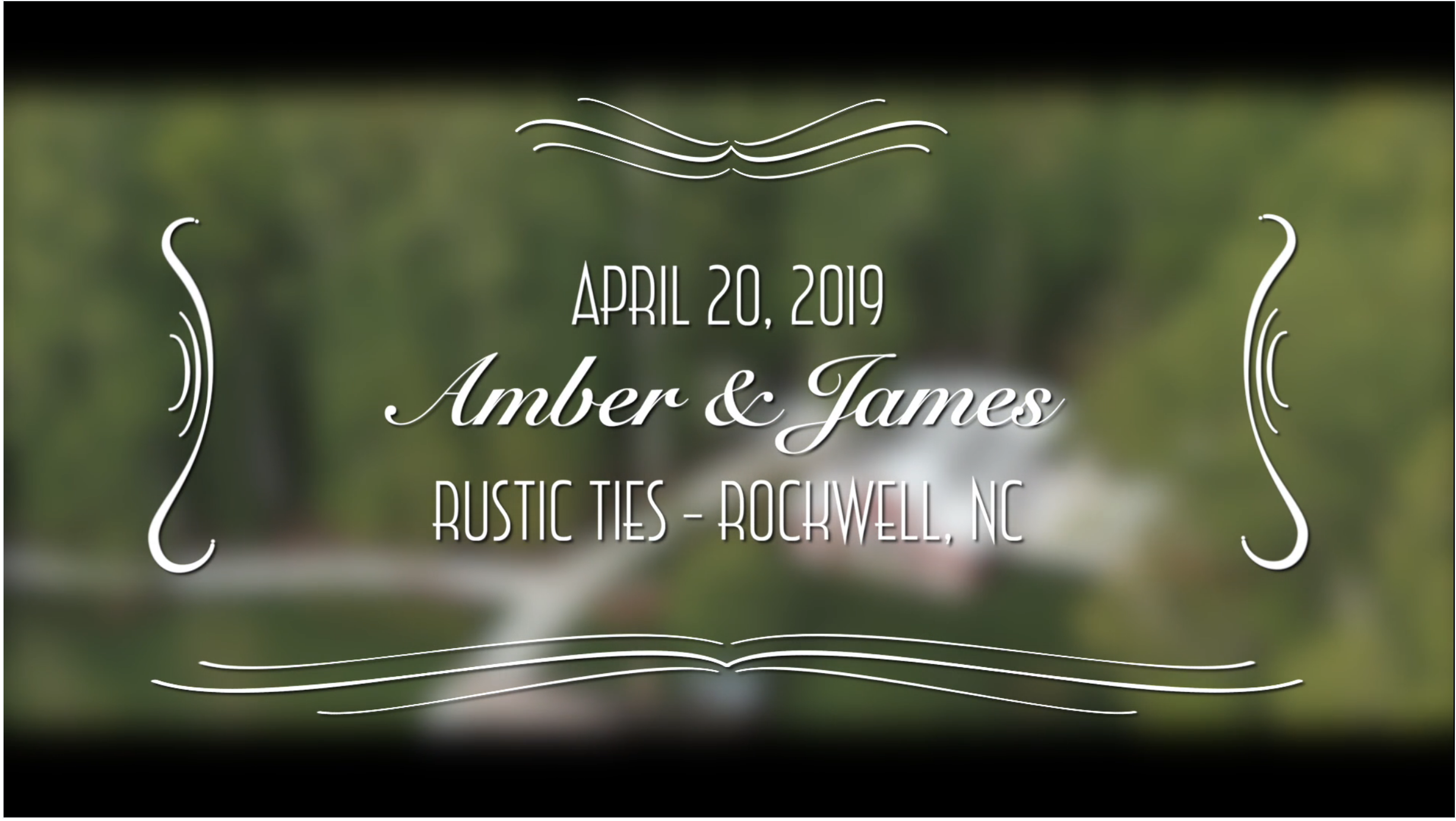 Amber and James Wedding Film