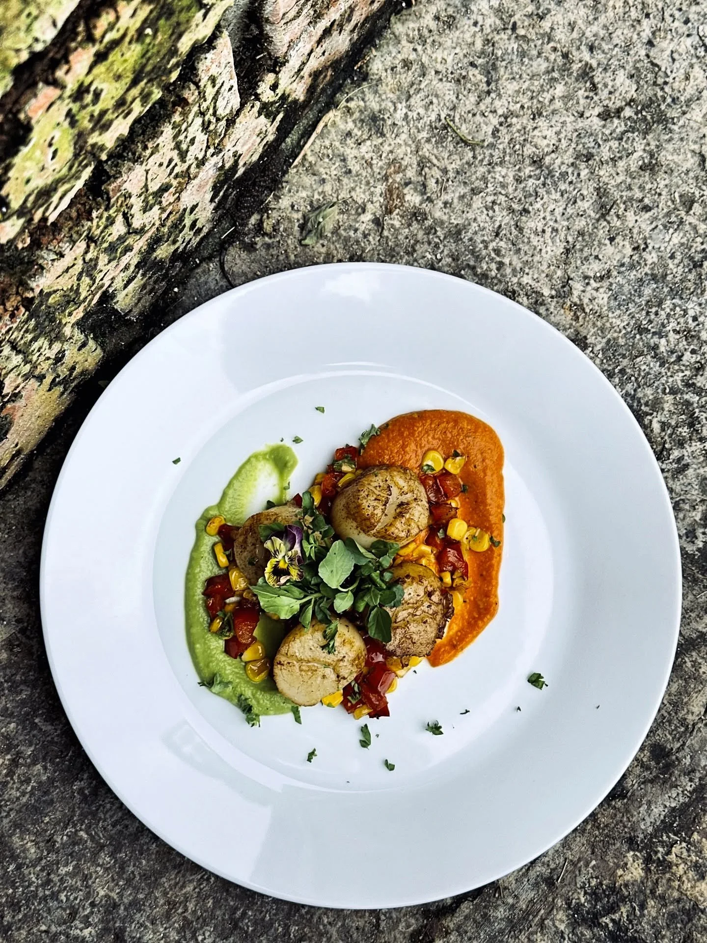 Hokkaido scallops, sweet pea pur&eacute;e, and a touch of romesco. Simple, clean, unforgettable. ✨

#heapsenghouse #heapseng29 #penangfood #penang #georgetowneats #penangfoodie #penangrestaurants #georgetown #hokkaidoscallops #scallops