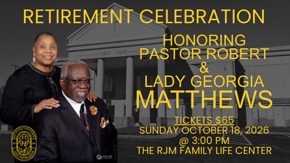 Pastor and Lady Matthews Retirement Celebration